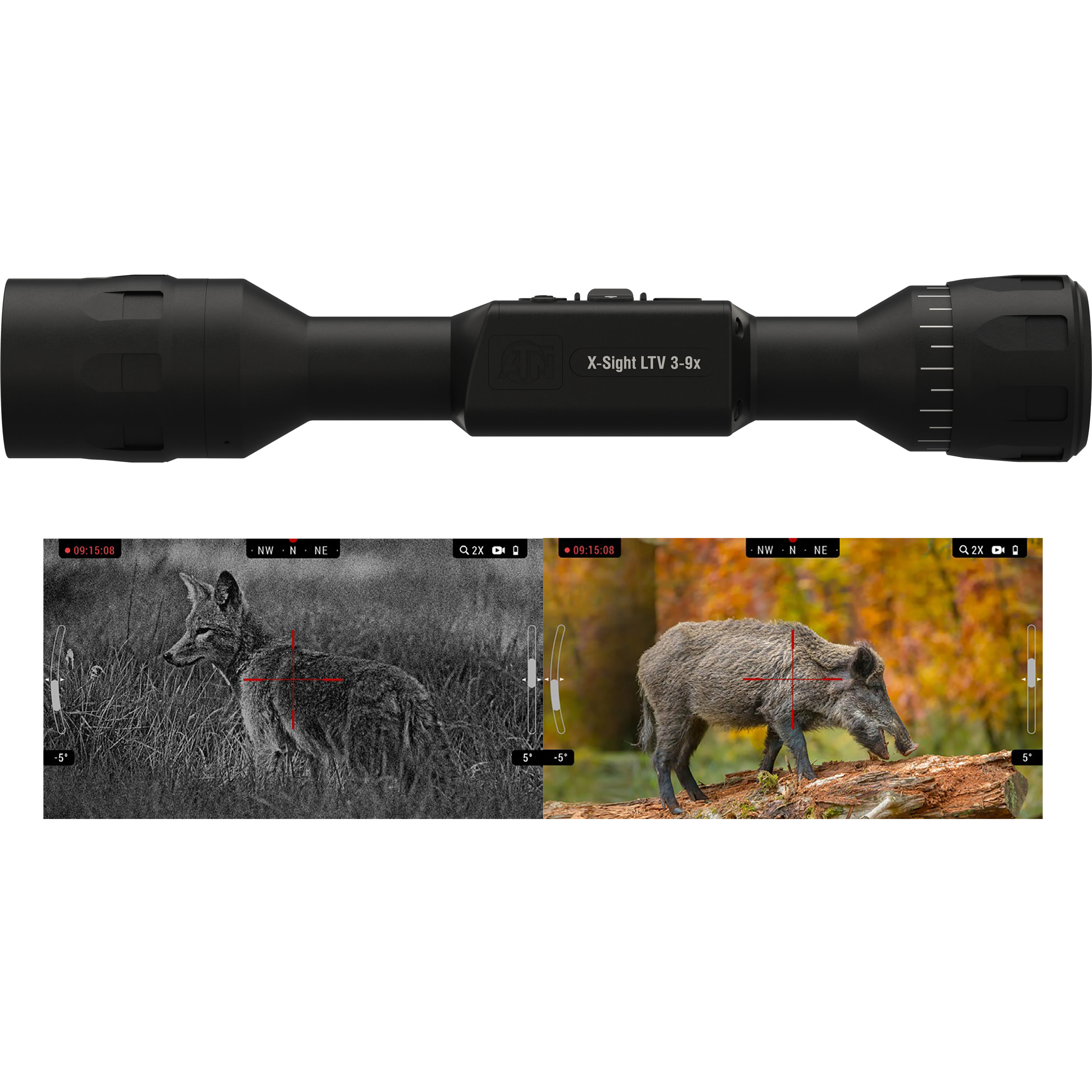 Atn X-sight Ltv 3-9X Night Vision Scope Black 30MM