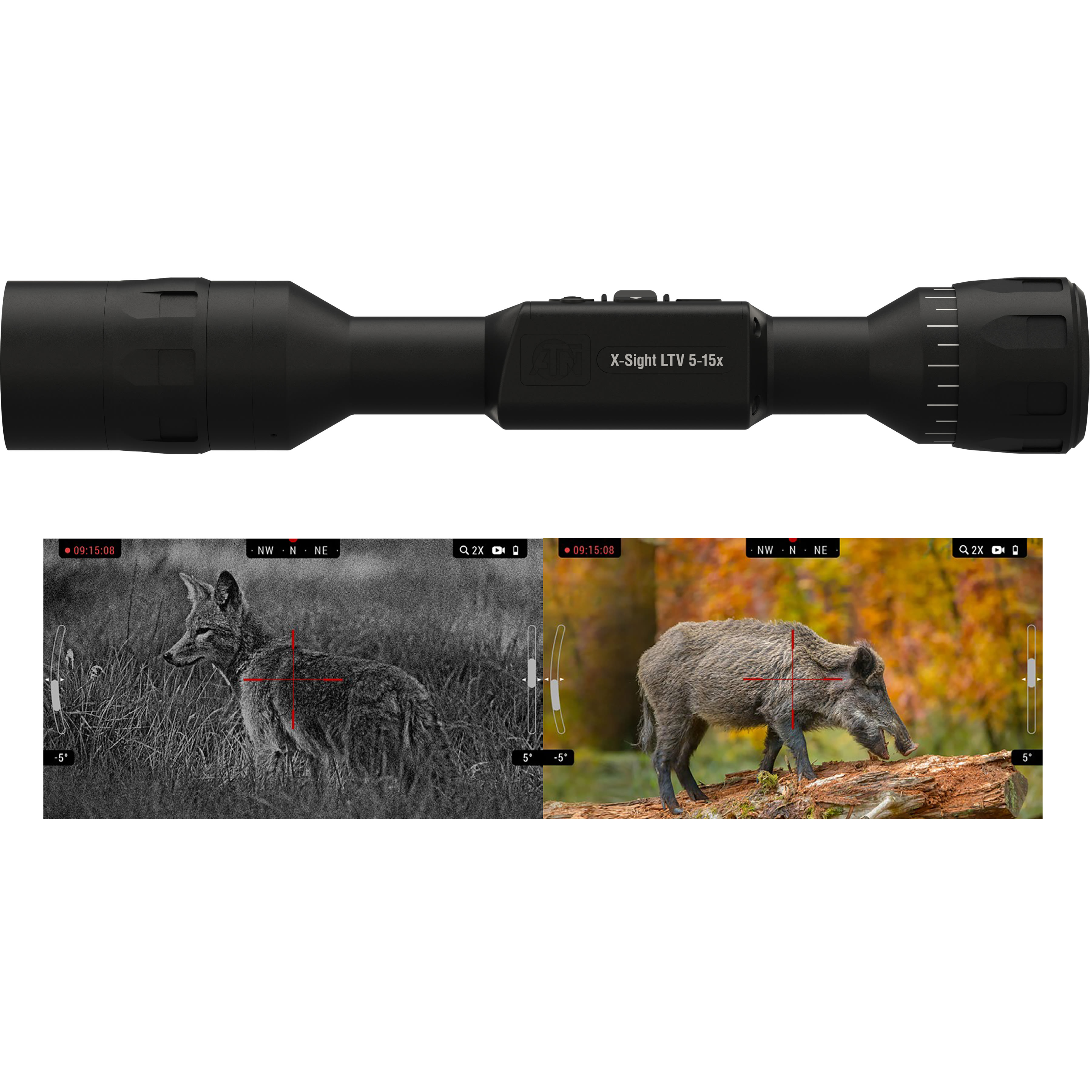 Atn X-sight Ltv 5-15X Day/night Hunting Rifle Scope