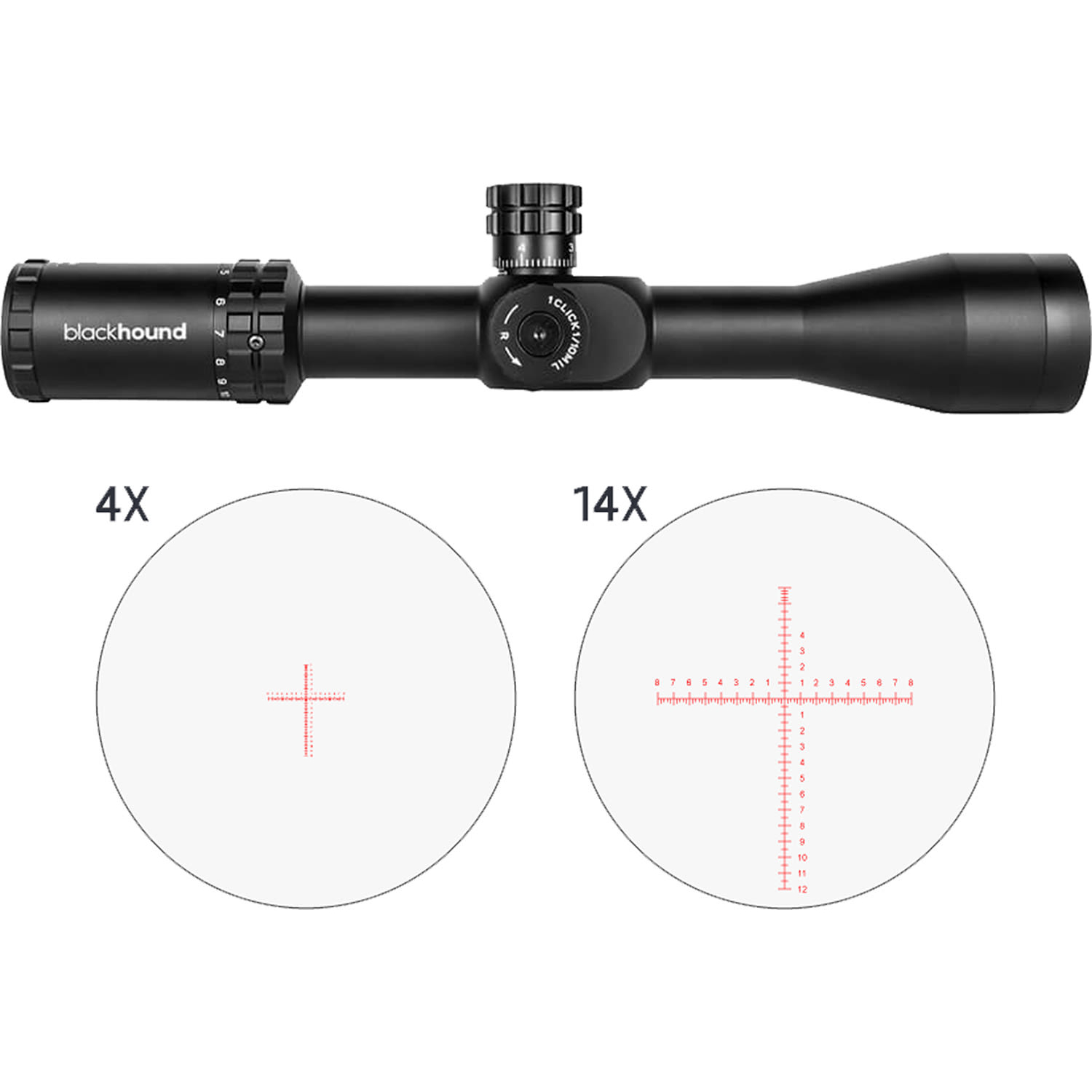 Blackhound Optics Genesis 4-14X44 Ffp Mil