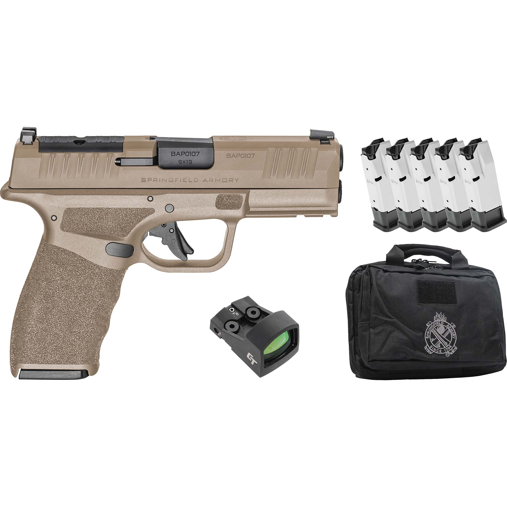 Springfield Hellcat Pro 9MM 10+1 Fde Optics Ready
