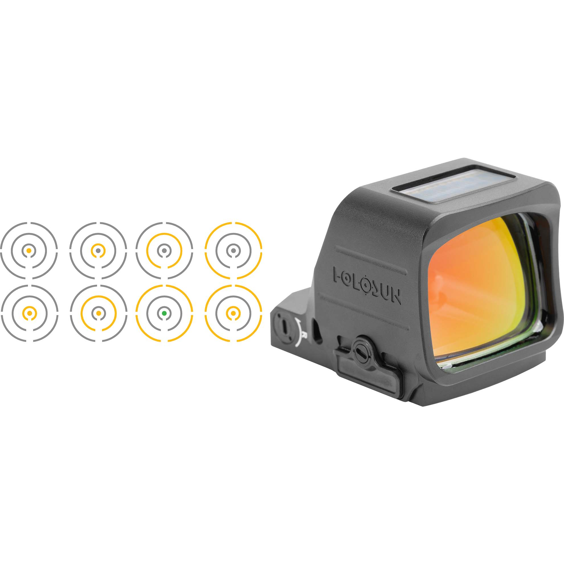 Holosun HE507PROMAX-GD-PRS Gold Dot Open Pistol Sight