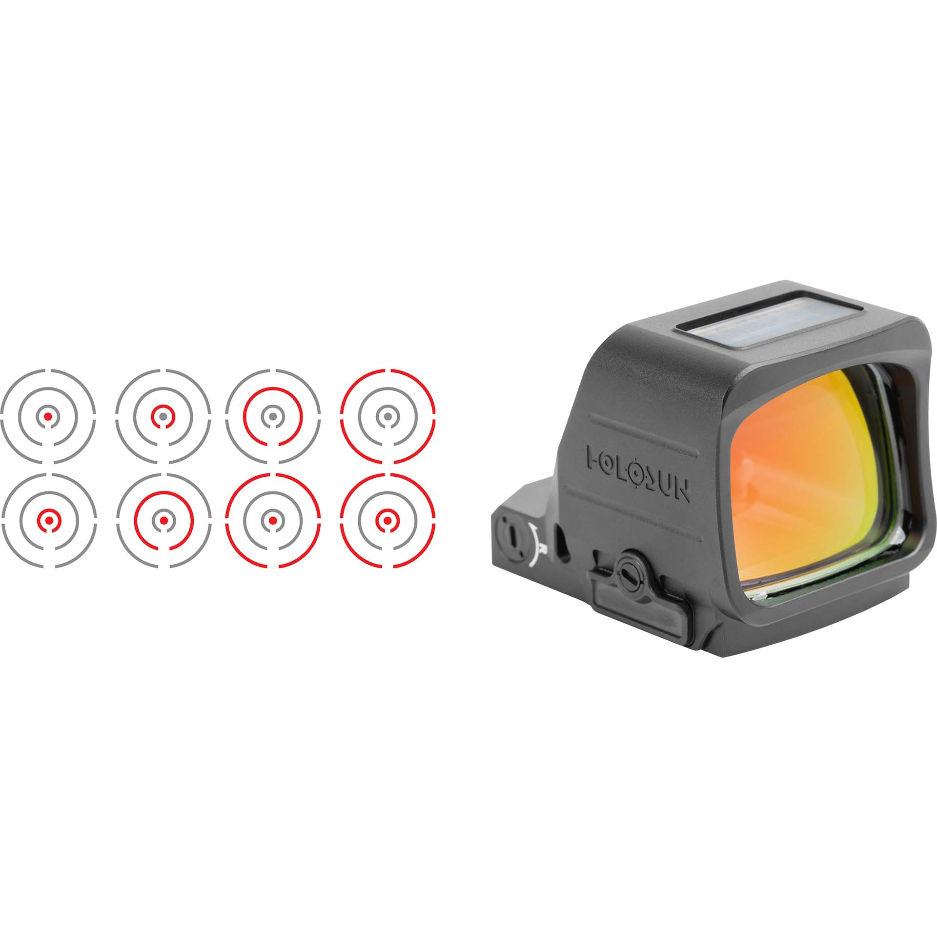 Holosun 507 Promax Red Dot Sight - 2 Moa Dot, 8/20/32 Moa Circle