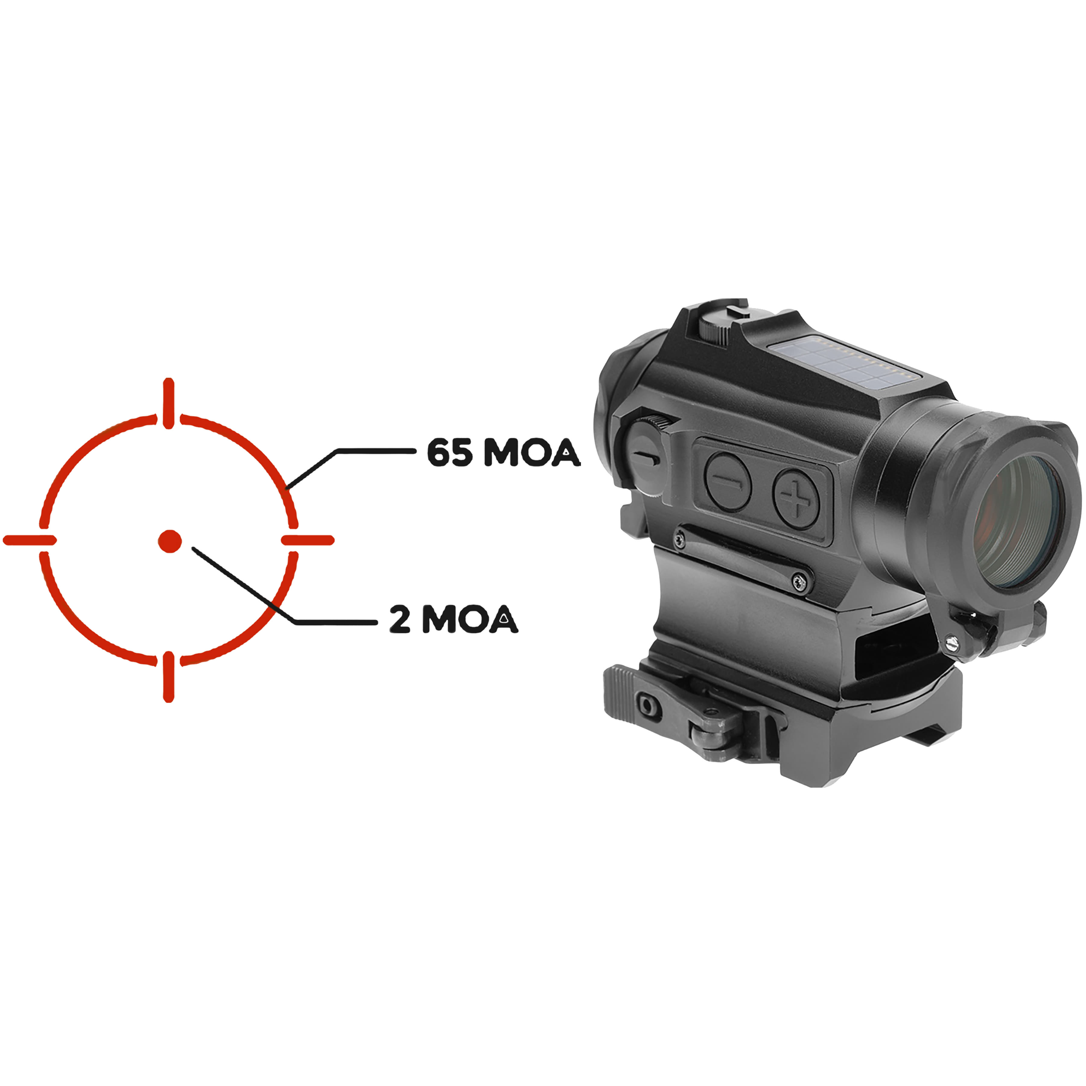 Holosun HS515CM 20MM Red Dot Sight With Qd Mount
