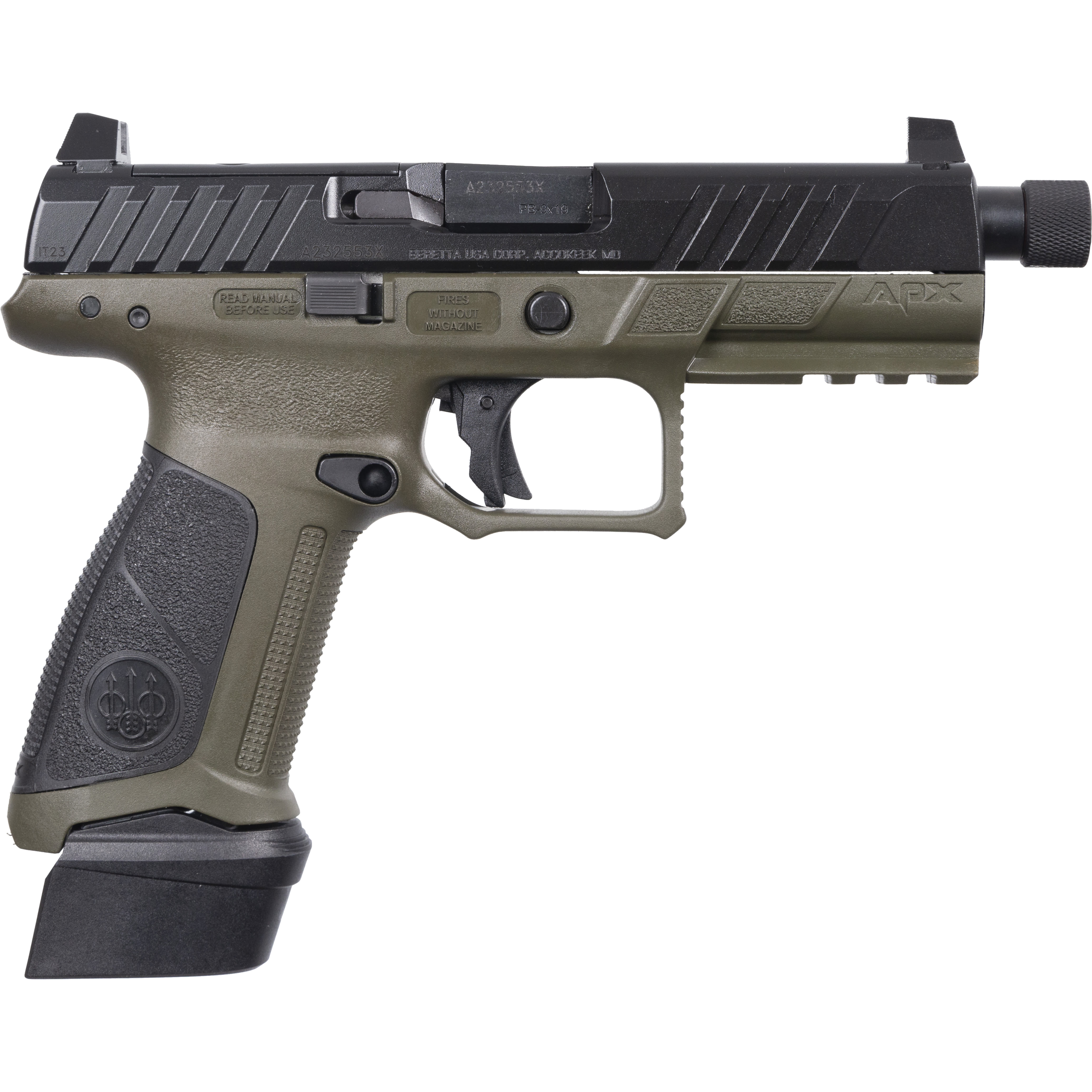 Beretta Apx A1 Tactical 9MM 21+1 Optics Ready