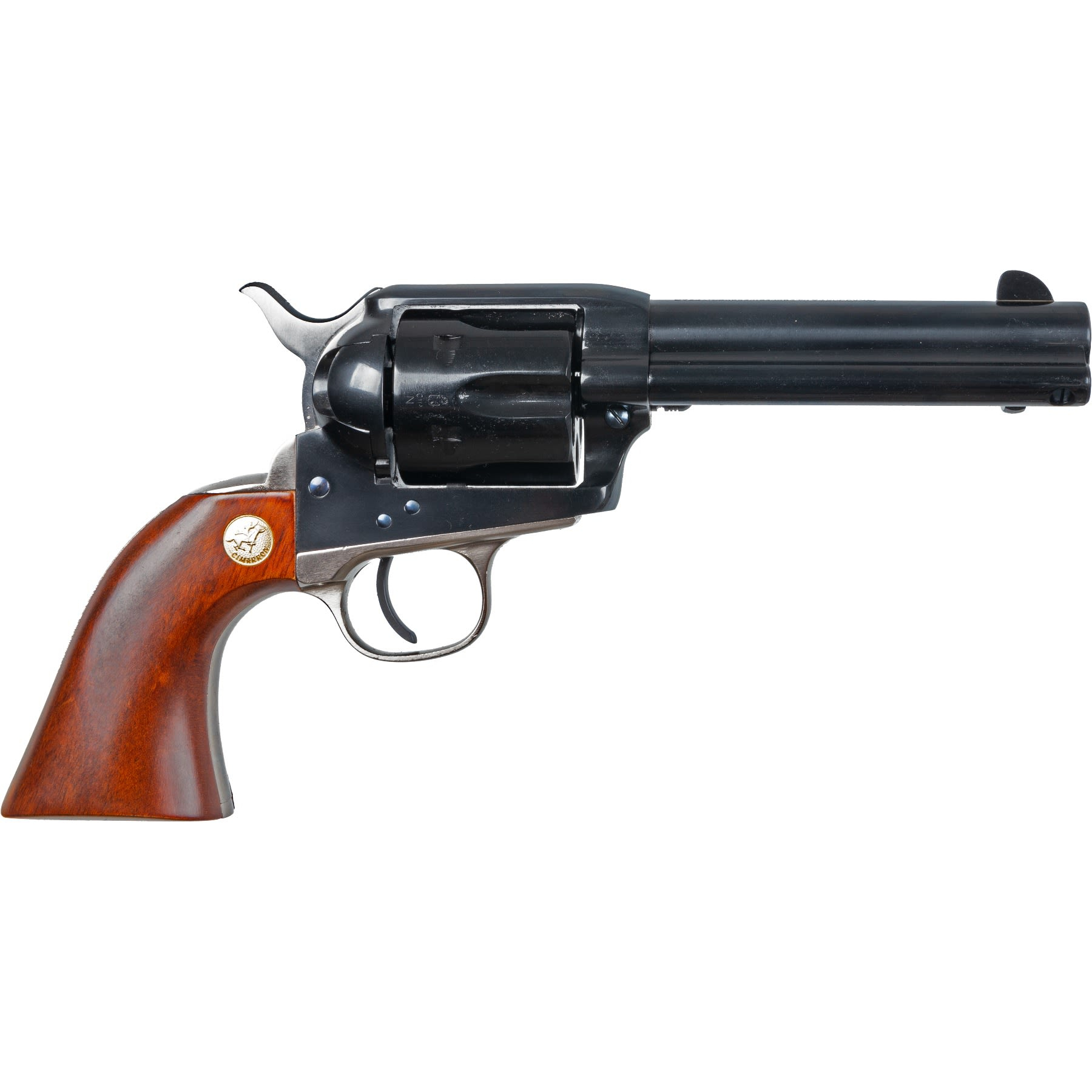 Cimarron Pistoleer 357 Mag 4.75 Revolver 6 Shot Nickel