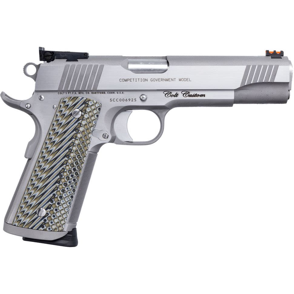 Colt Custom Competition .45 Acp 8+1 5 Stainless