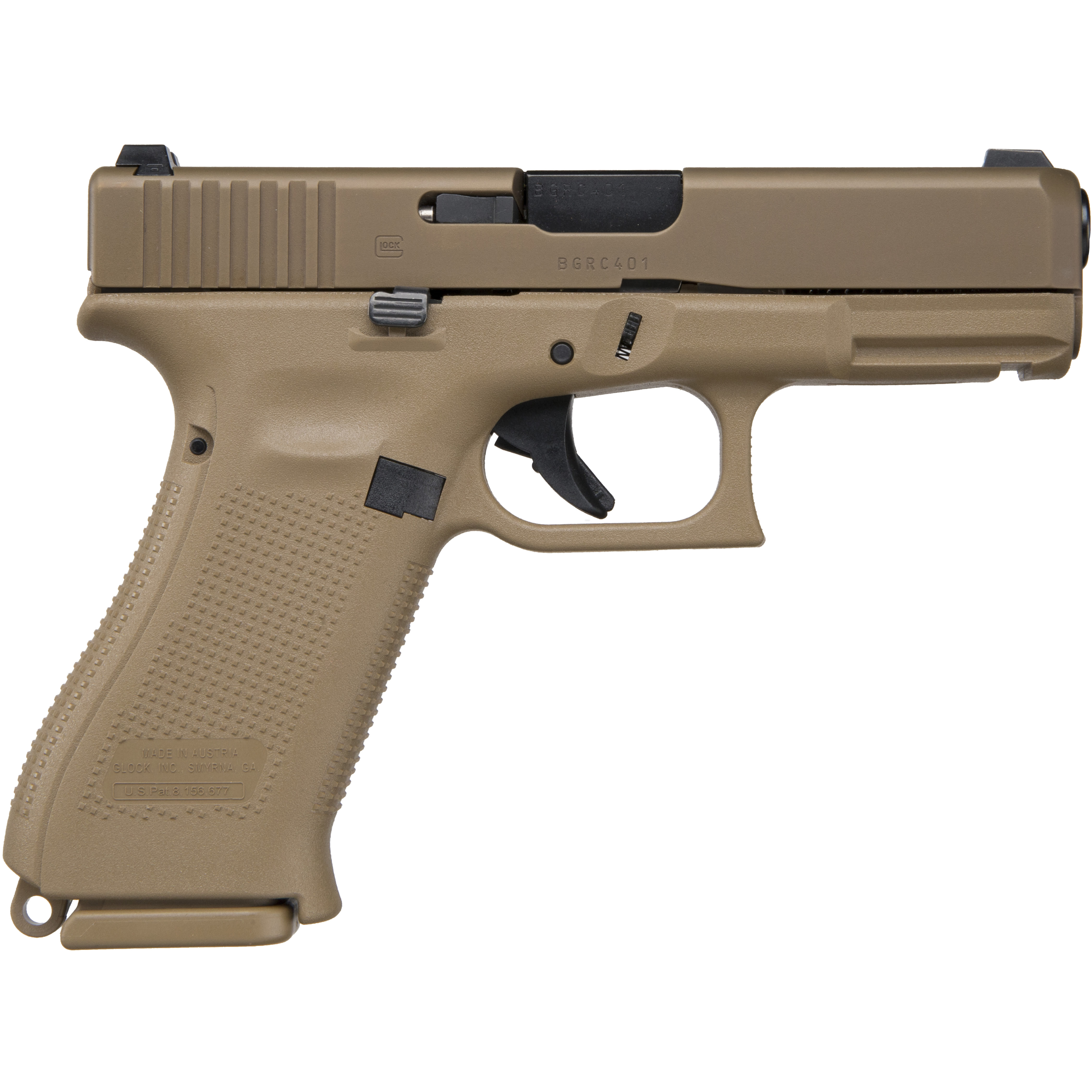 Glock 19X 9MM 17+1 Coyote Brown Semi-automatic Pistol
