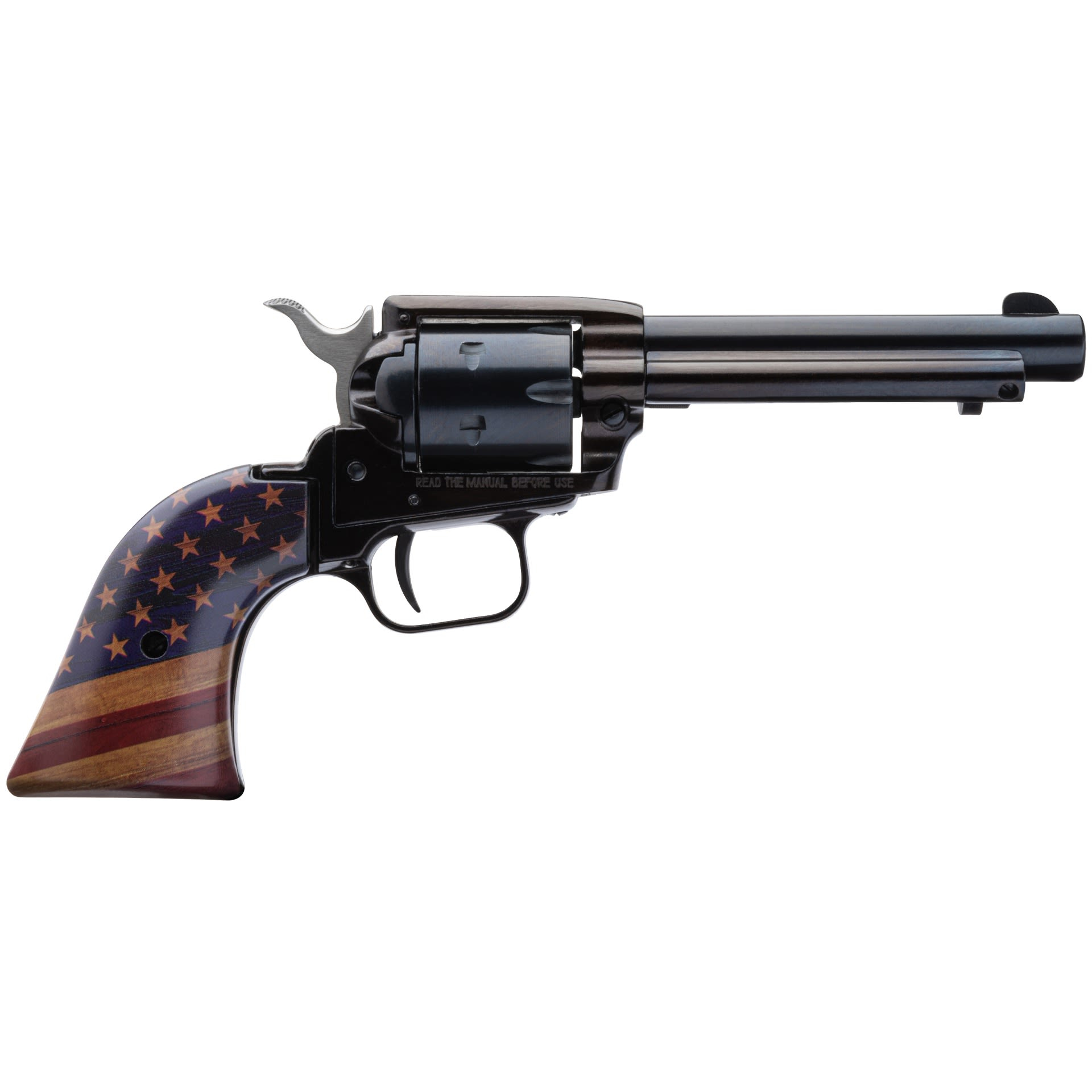 Heritage Rough Rider 22LR 4.75 6-ROUND Revolver With Us Flag Grip