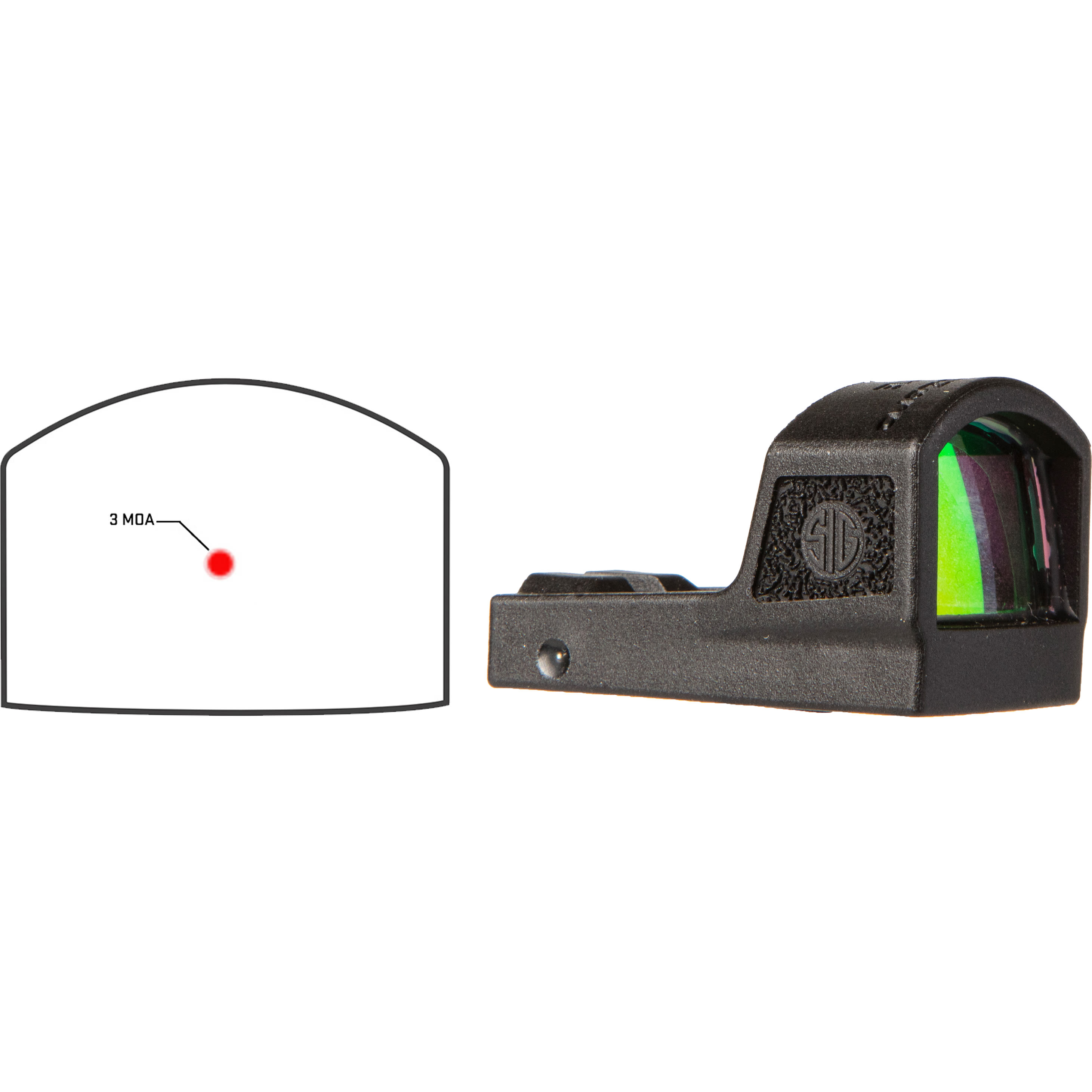 Sig Sauer Romeo Zero Elite Reflex Sight 3MOA Dot Black