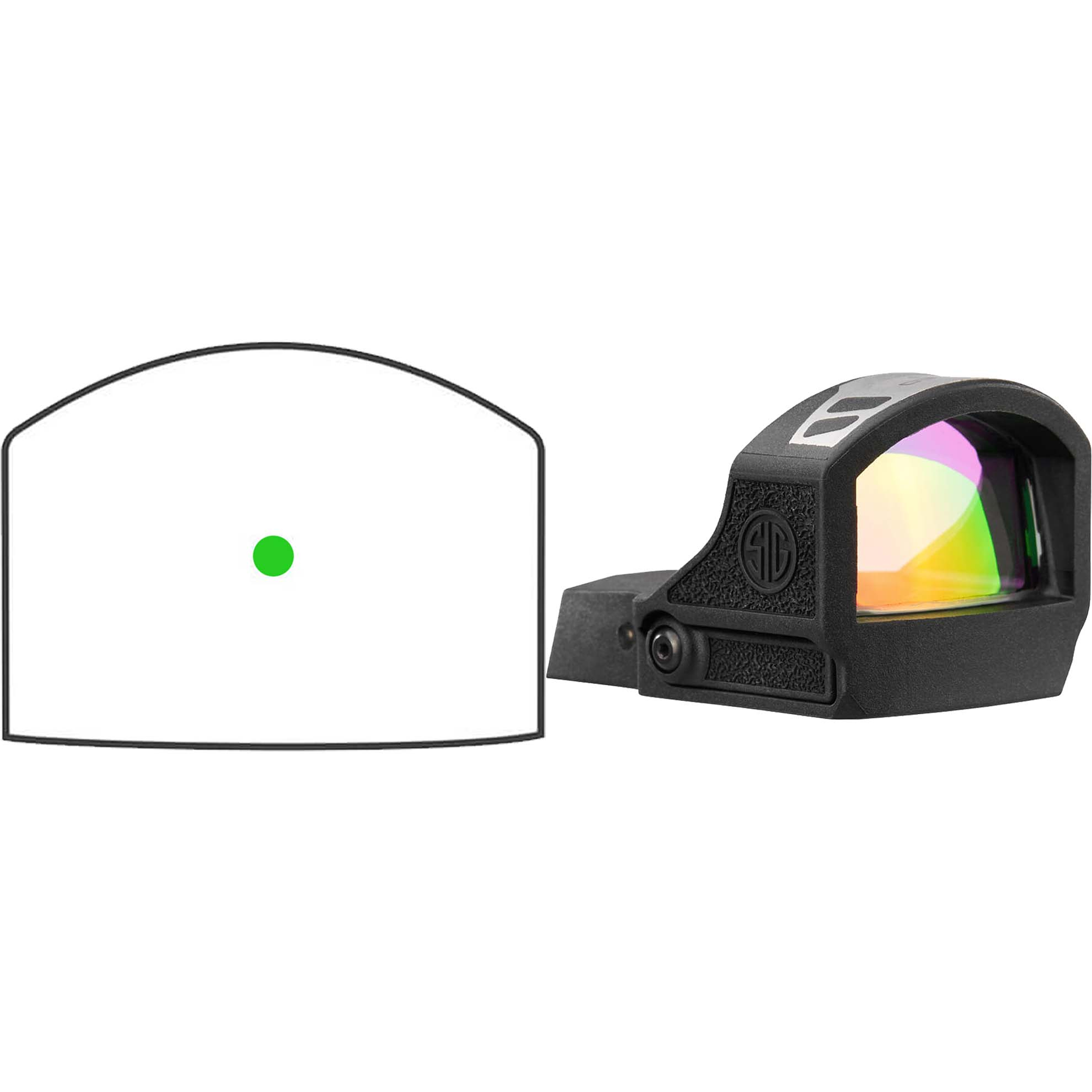 Sig Sauer Romeo-rs Pro 3MOA Green Dot Black