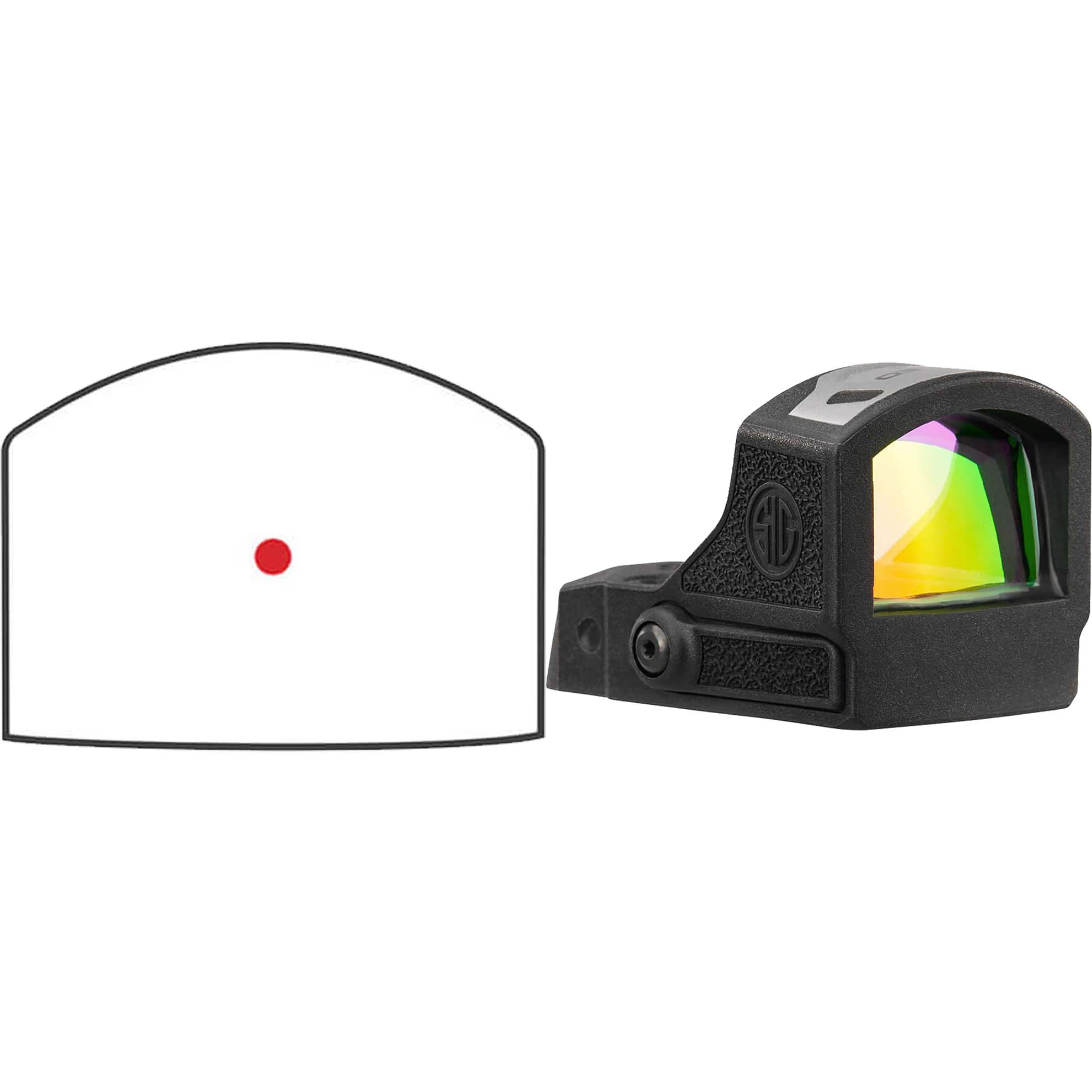 Sig Sauer Romeo-rs Compact Red Dot Sight 3 Moa Black