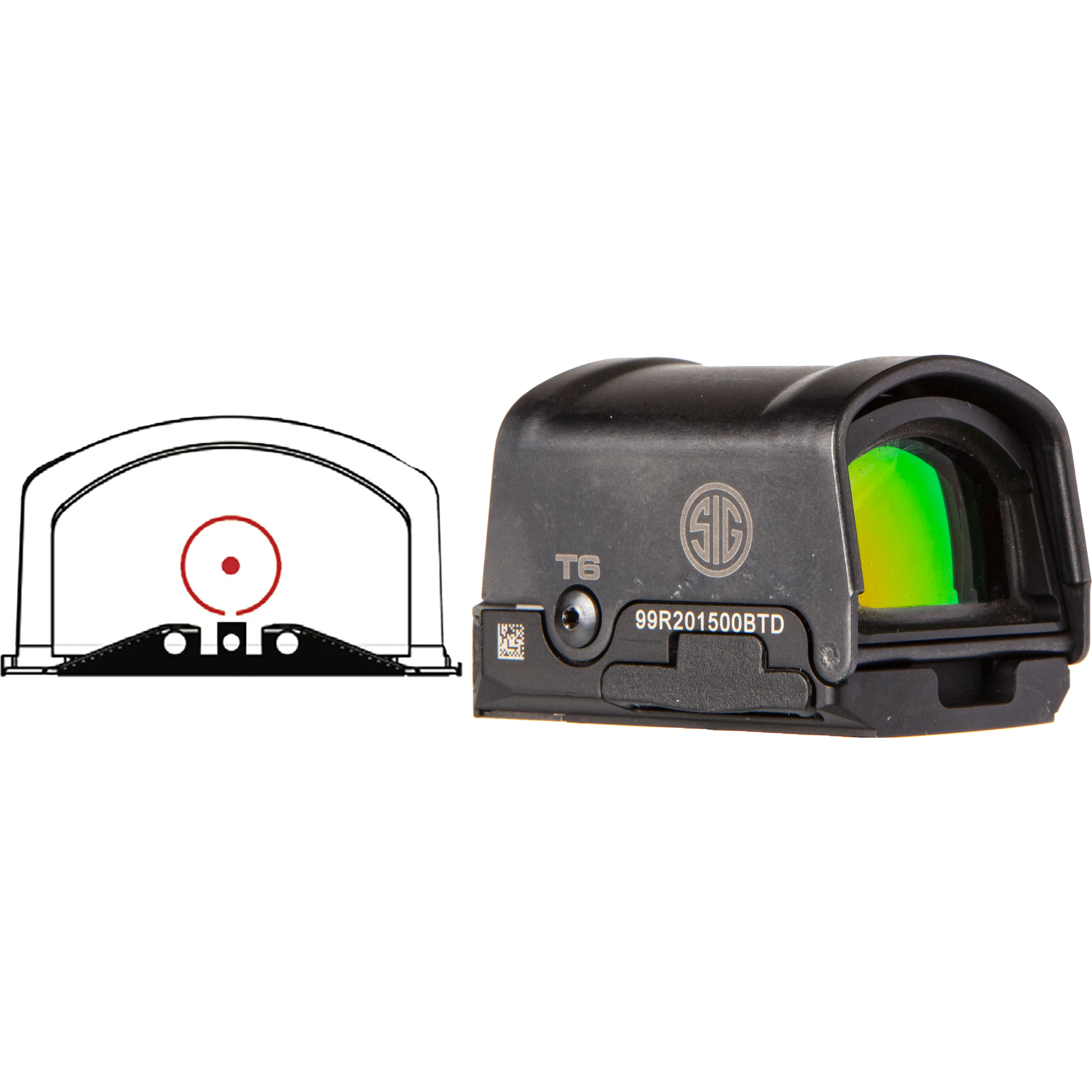 Sig Sauer Romeo 2 Reflex Sight Circle Dot Black