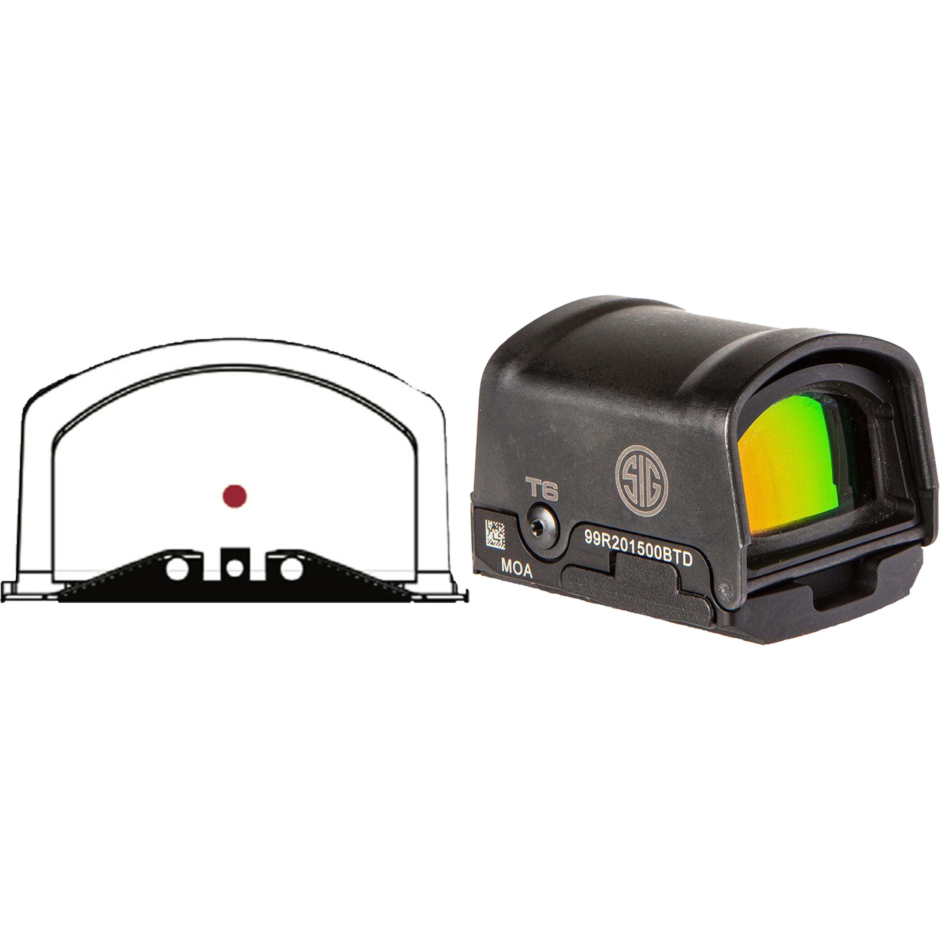 Sig Sauer ROMEO2 Reflex Sight 3MOA Red Dot