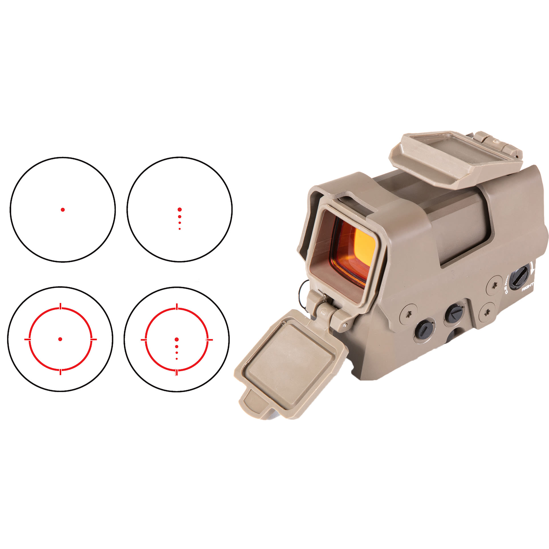 Sig Sauer ROMEO8T Red Dot Sight 1X38 Fde