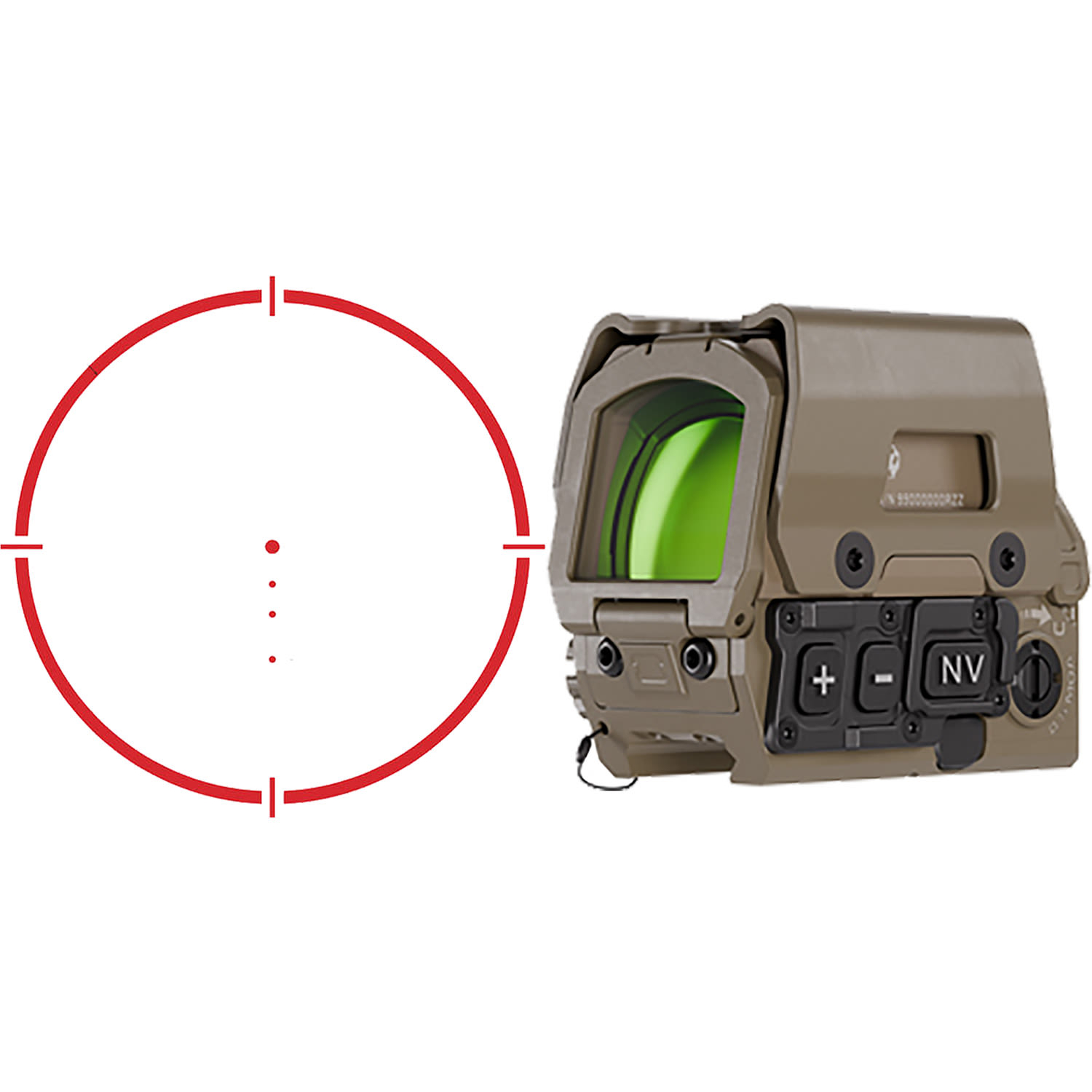 Sig Sauer ROMEO8T-AMR 1X40MM Fde Red Dot Sight