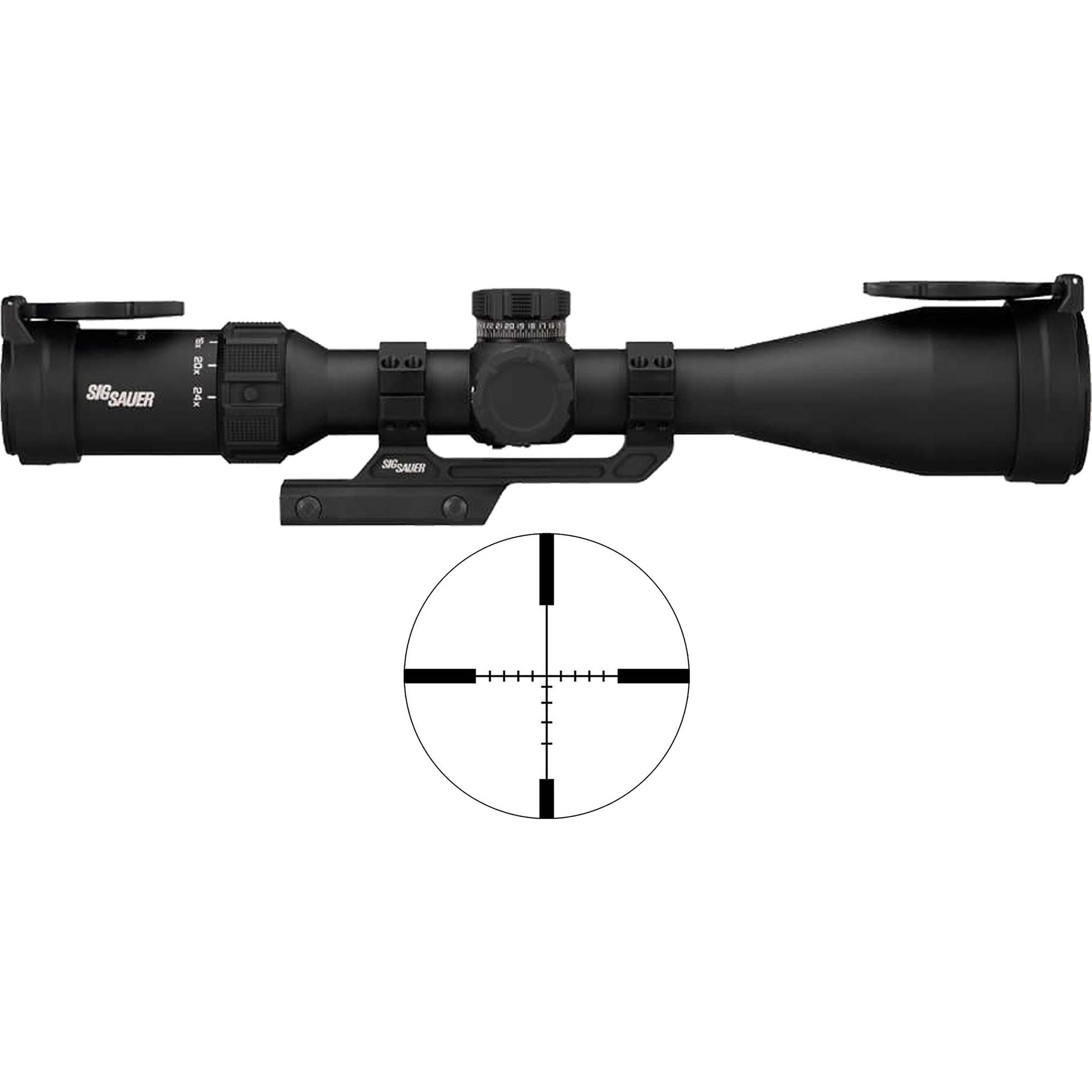 Sig Sauer Tango Spr 6-24X52MM 30MM Sfp Moa Black Scope