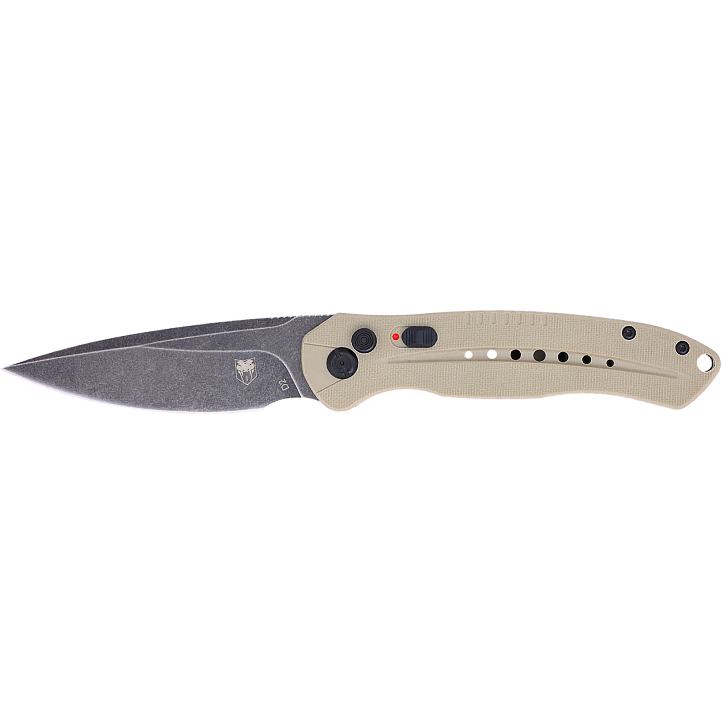 Cobratec Diablo Auto Knife Tan 3 D2 Fde