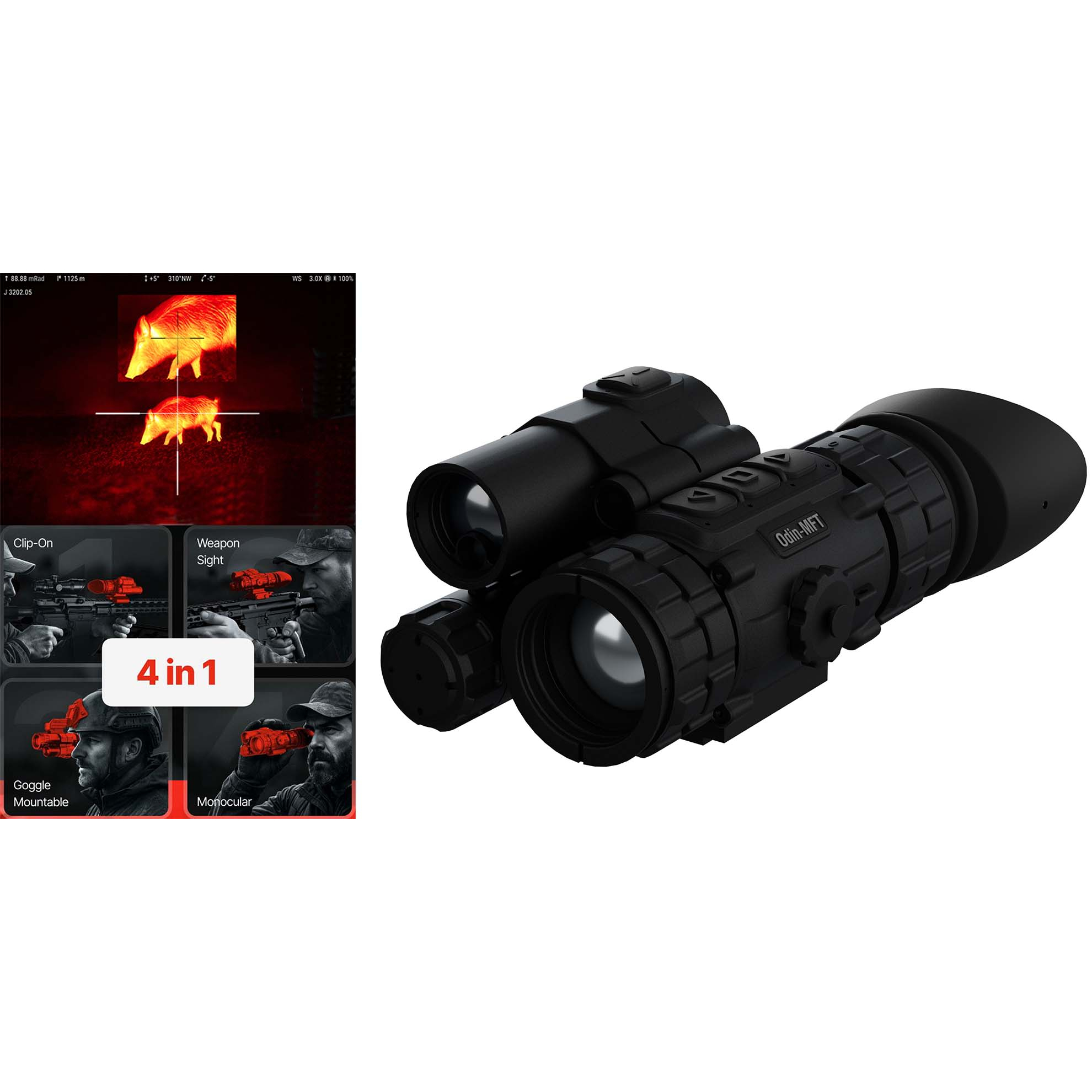 Atn Odin 6 Multi-functional Thermal Optic 640X480 Lrf