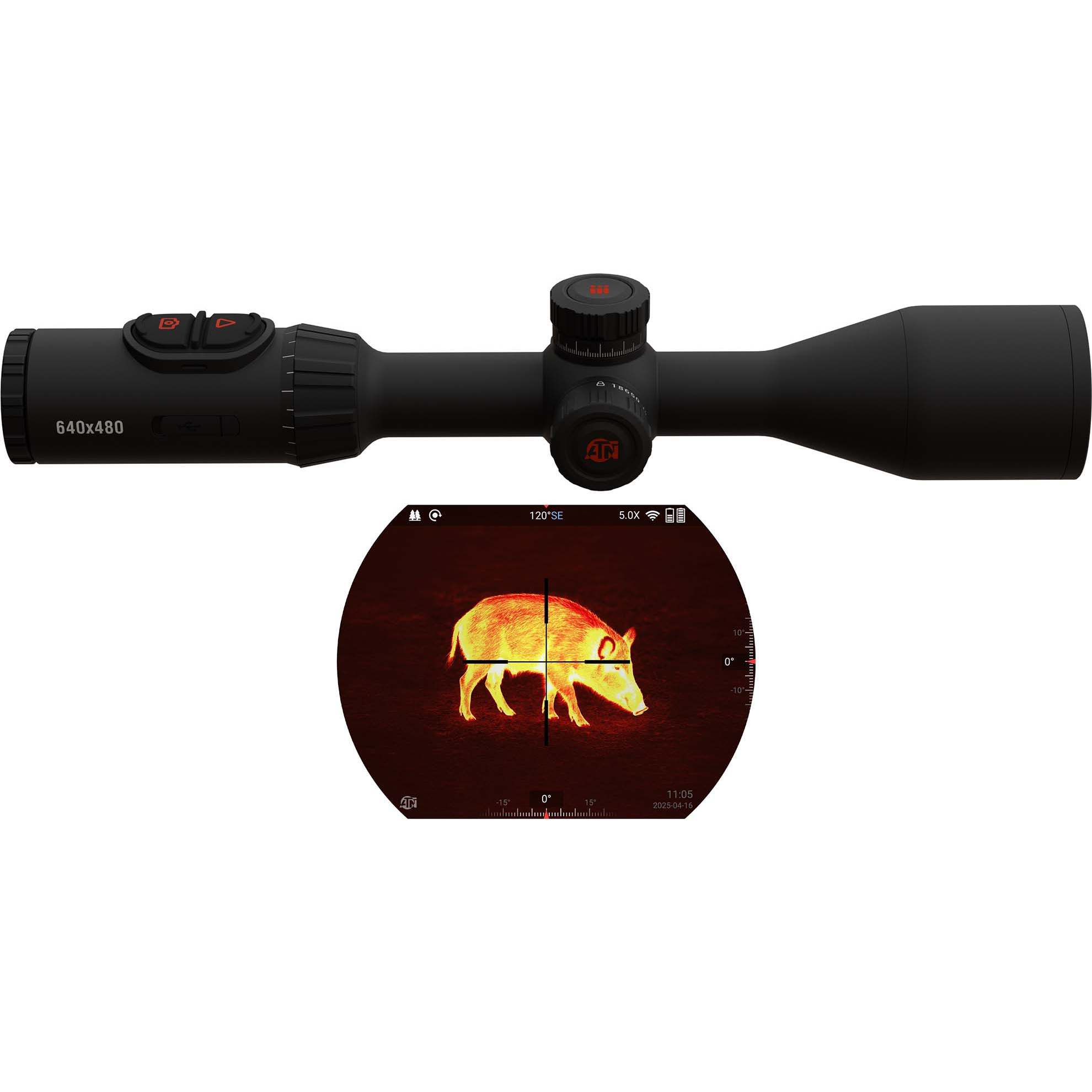Atn Thor 6 Elite Thermal Riflescope 2-16X 640X512