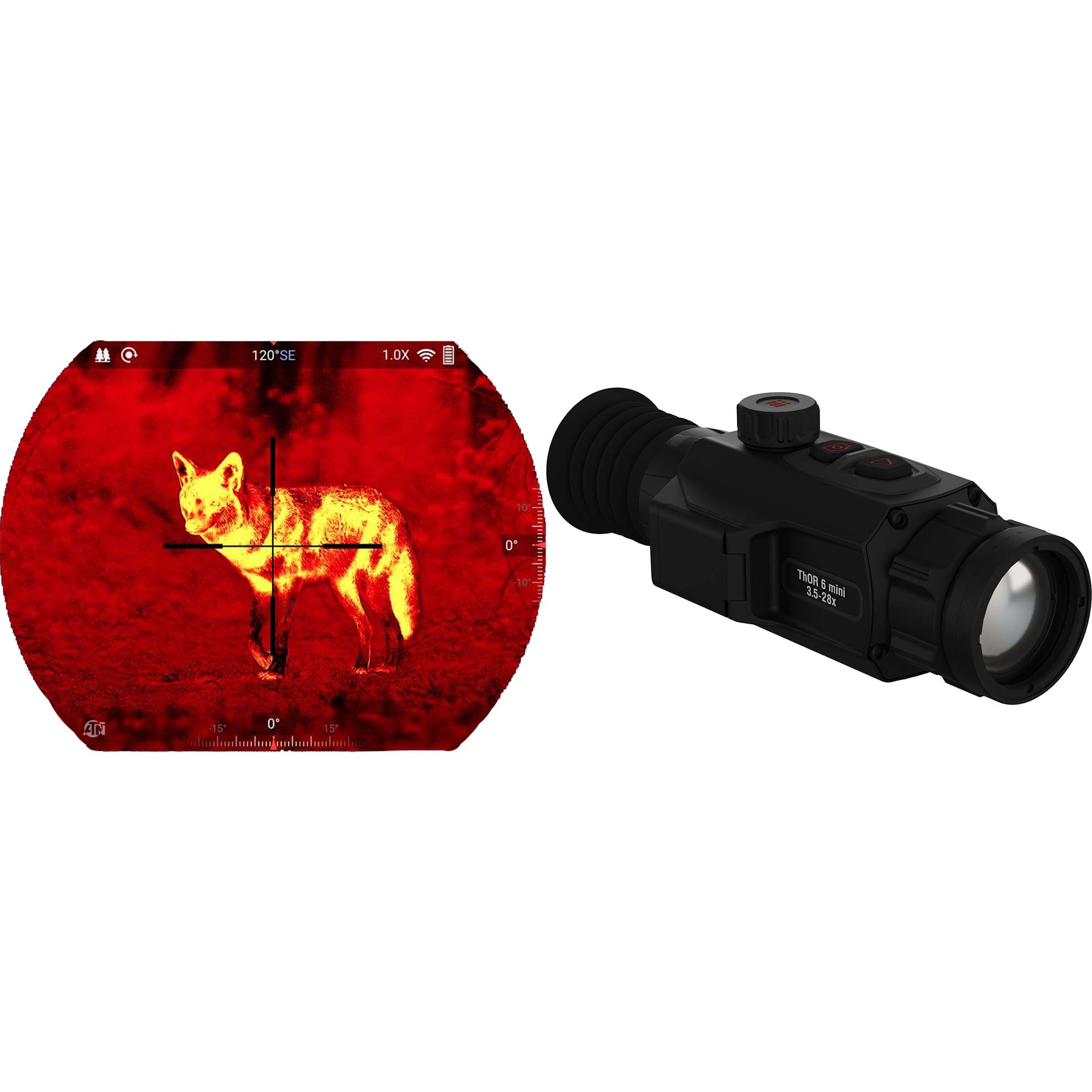 Atn Thor 6 Mini Compact Thermal Scope 3.5-28X 384288