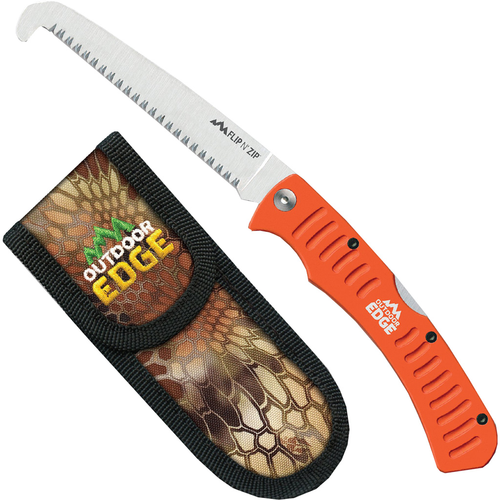 Outdoor Edge Flip N Saw 3.2 Stainless Steel Orange