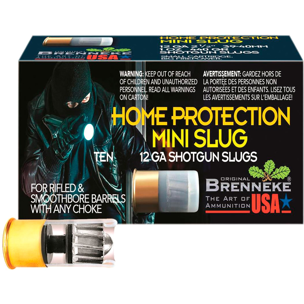 Brenneke Mini Slugs 12GA 1.75 in 1 Oz 10-RD Box