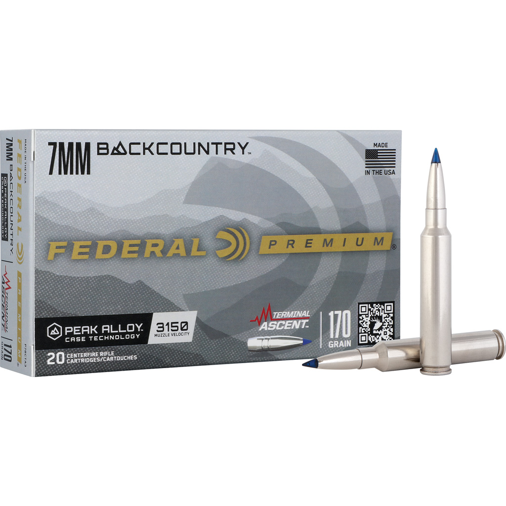 Federal 7MM Backcountry 170GR Terminal Ascent 20RD