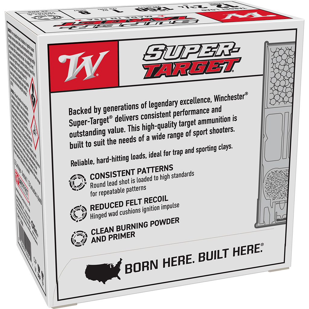 Winchester Super Target Load 12 Ga 2 3/4 1 Oz 8 Shot 25 Rd - Image 2