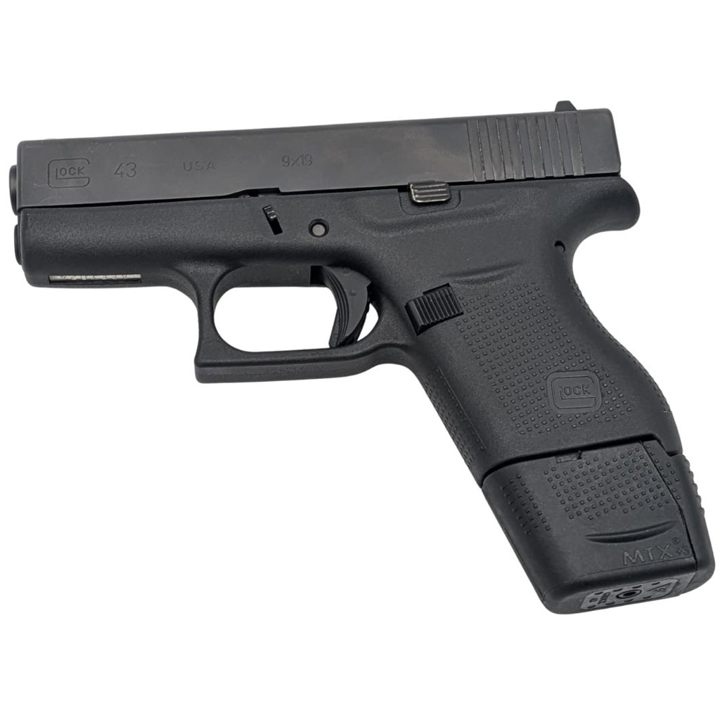 Xtech MAG43 Steel Reinforced Extended Magazine Glock 43 9 Rd. - Image 3