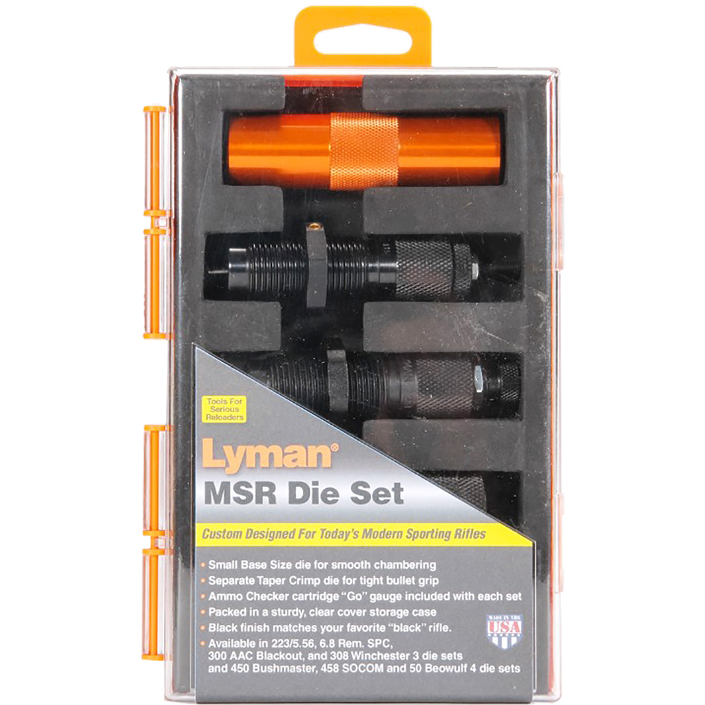 Lyman Msr Precision Die System .308 Win 3-DIE Set