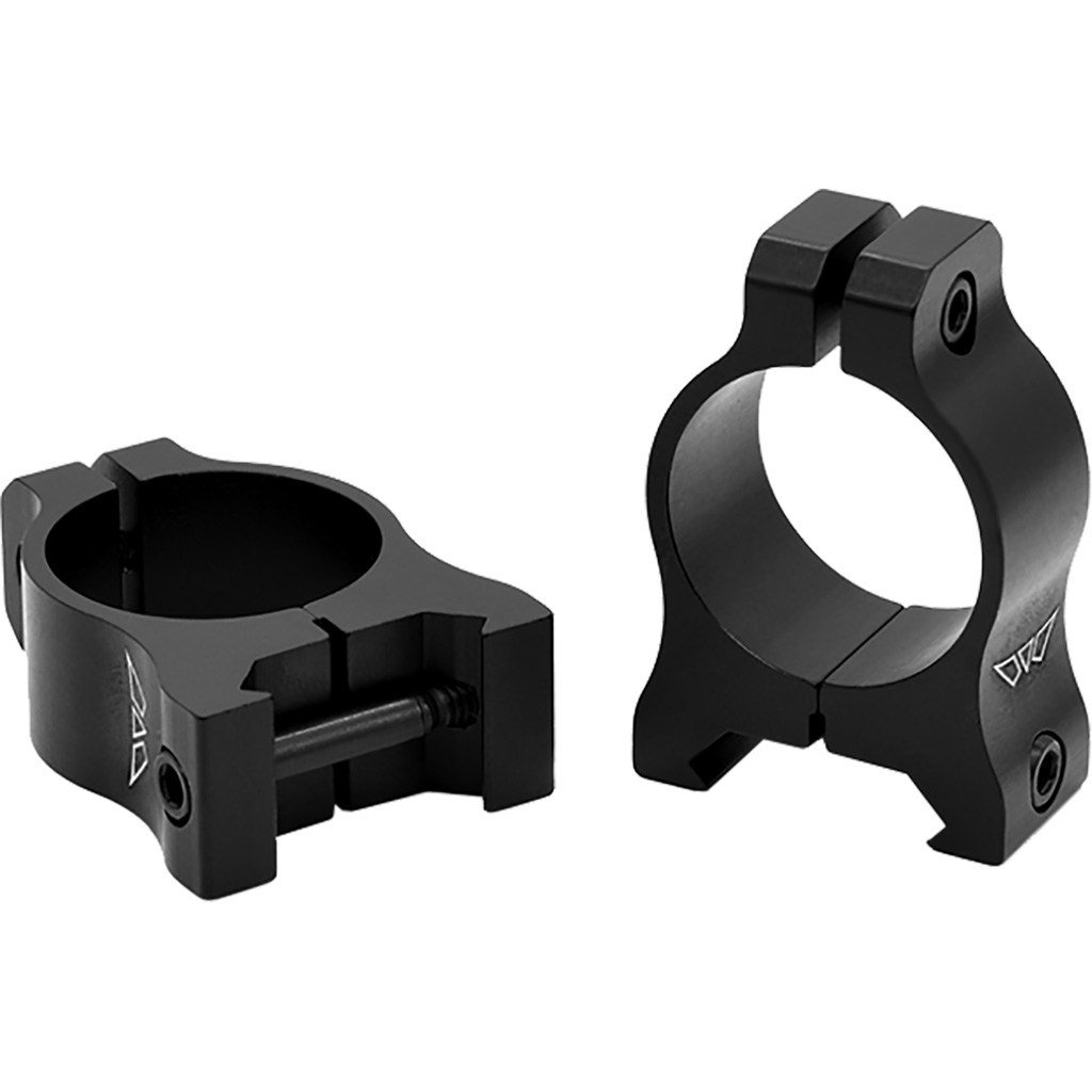 Warne Vapor 1 Inch Low Matte Black Aluminum Scope Rings