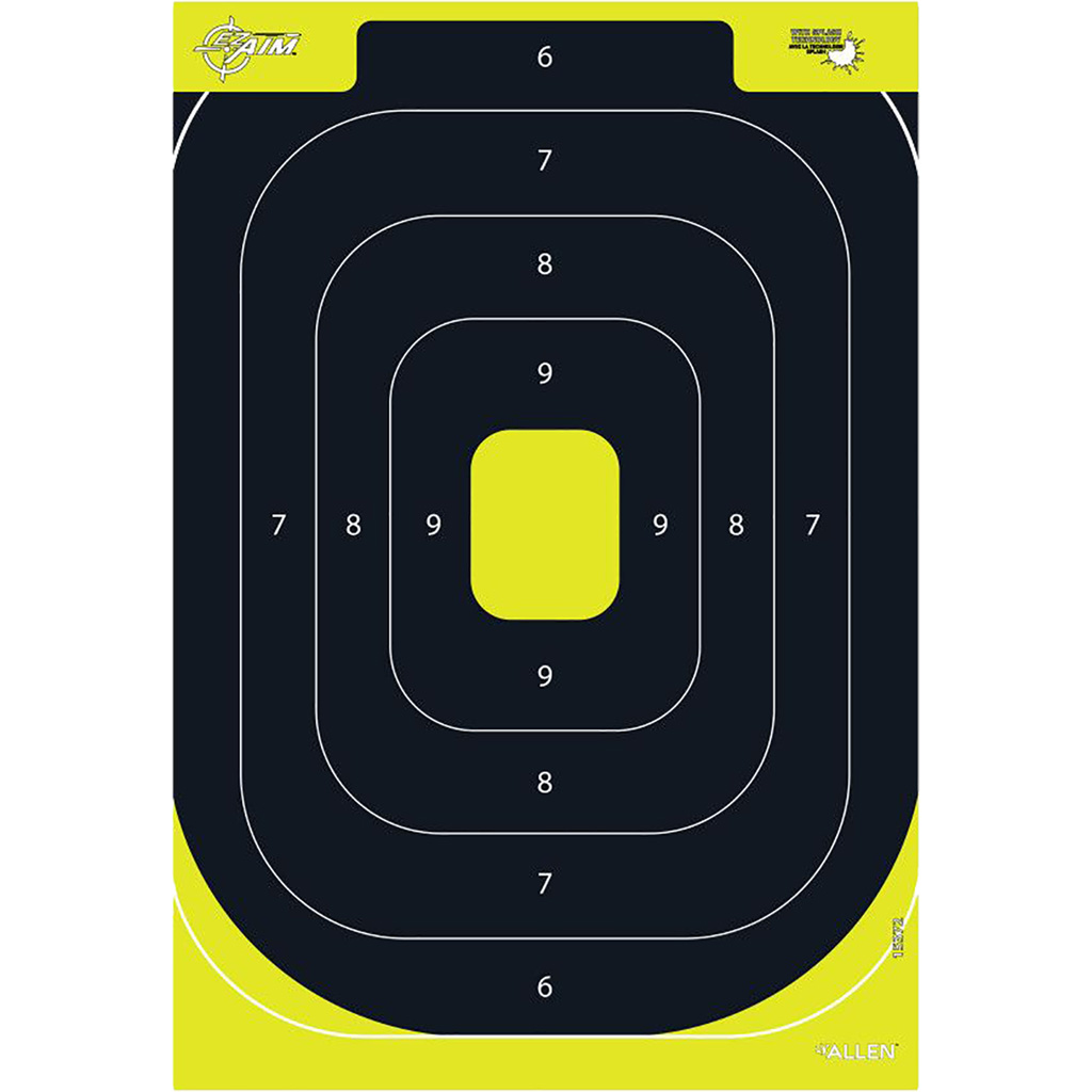 Ez-aim Splash Reactive Target Ipsc Silhouette 12X18 8 Pack