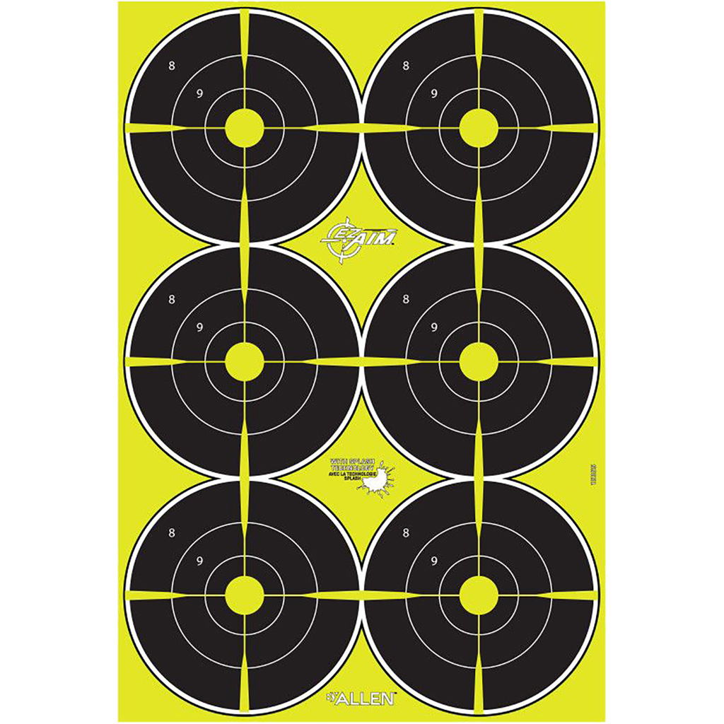 Allen Ez-aim 12X18 Splash Bullseye Targets 8 Pack