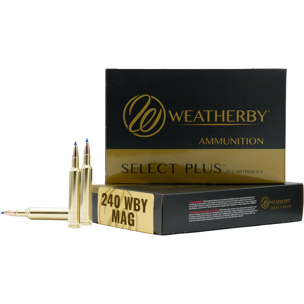 Weatherby 240 Wby 72 Gr. Hammer Custom 20 Rd. Ammo