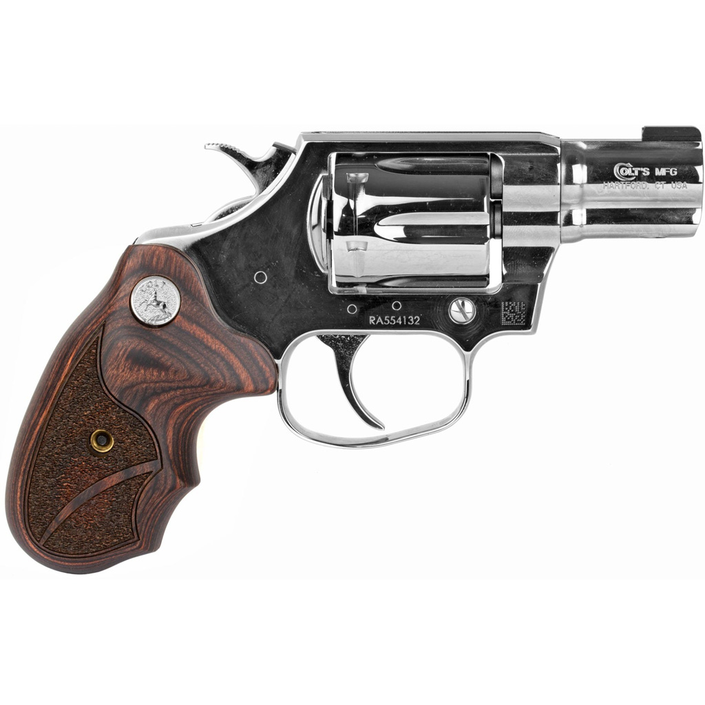 Colt Cobra .38 Spl +p 6 Shot 2 Bright Stainless Revolver