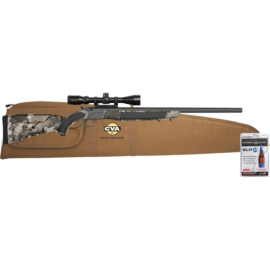 Cva Accura Mr-x Muzzleloader Package .45 Cal 26 Grey/veil Alpine W/ Scope