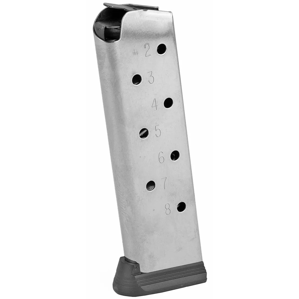 Colt 1911 Magazine .45 Acp 8RD Stainless W/bumper