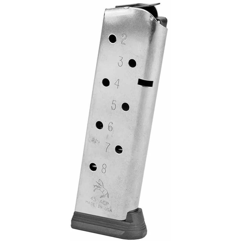 Colt 1911 Magazine .45 Acp 8RD Stainless W/bumper - Image 2