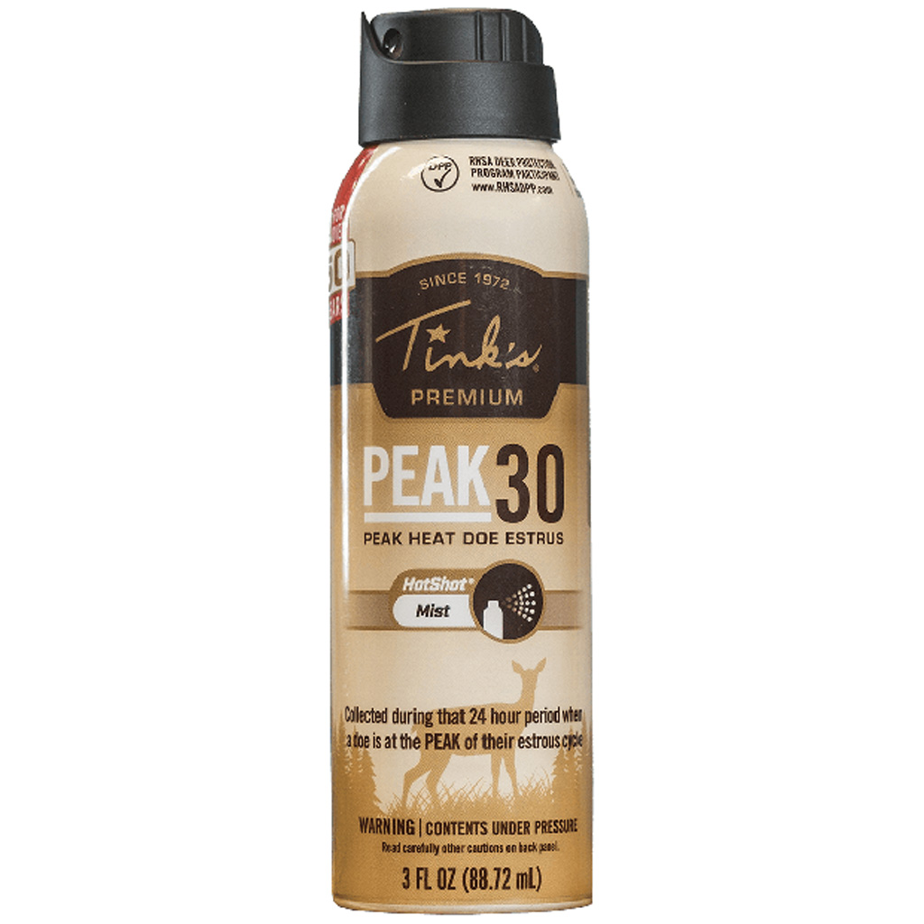 Tinks PEAK30 Premium Doe Estrus Hot Shot Mist 3 Oz.