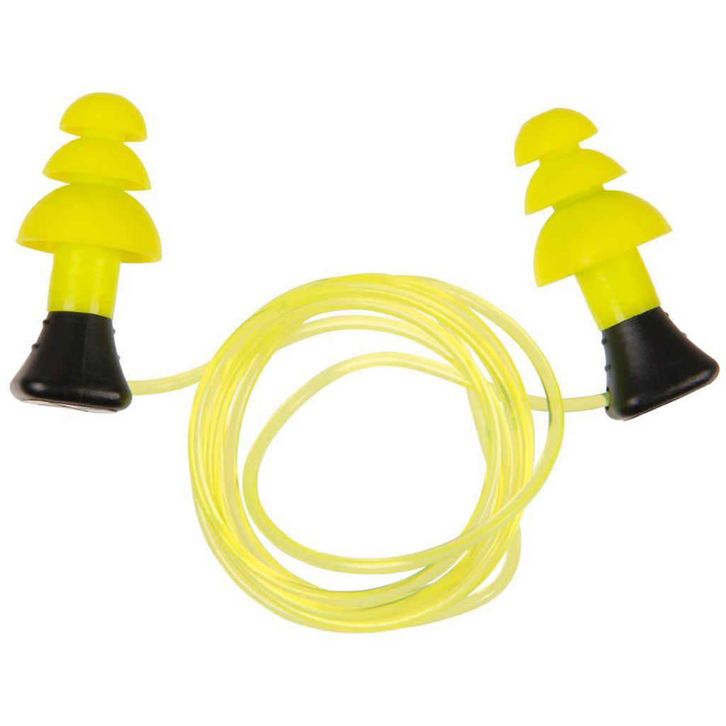 Allen Ultrx Tethered Silicone Ear Plugs Yellow 3 Pr.