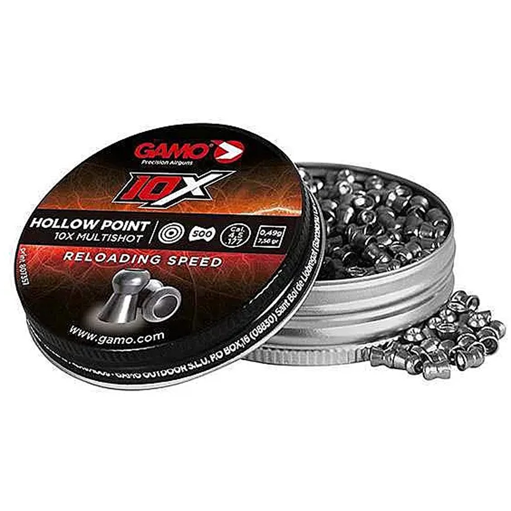 Gamo Swarm 10X Hollow Point Pellets .22 Cal 250 Ct
