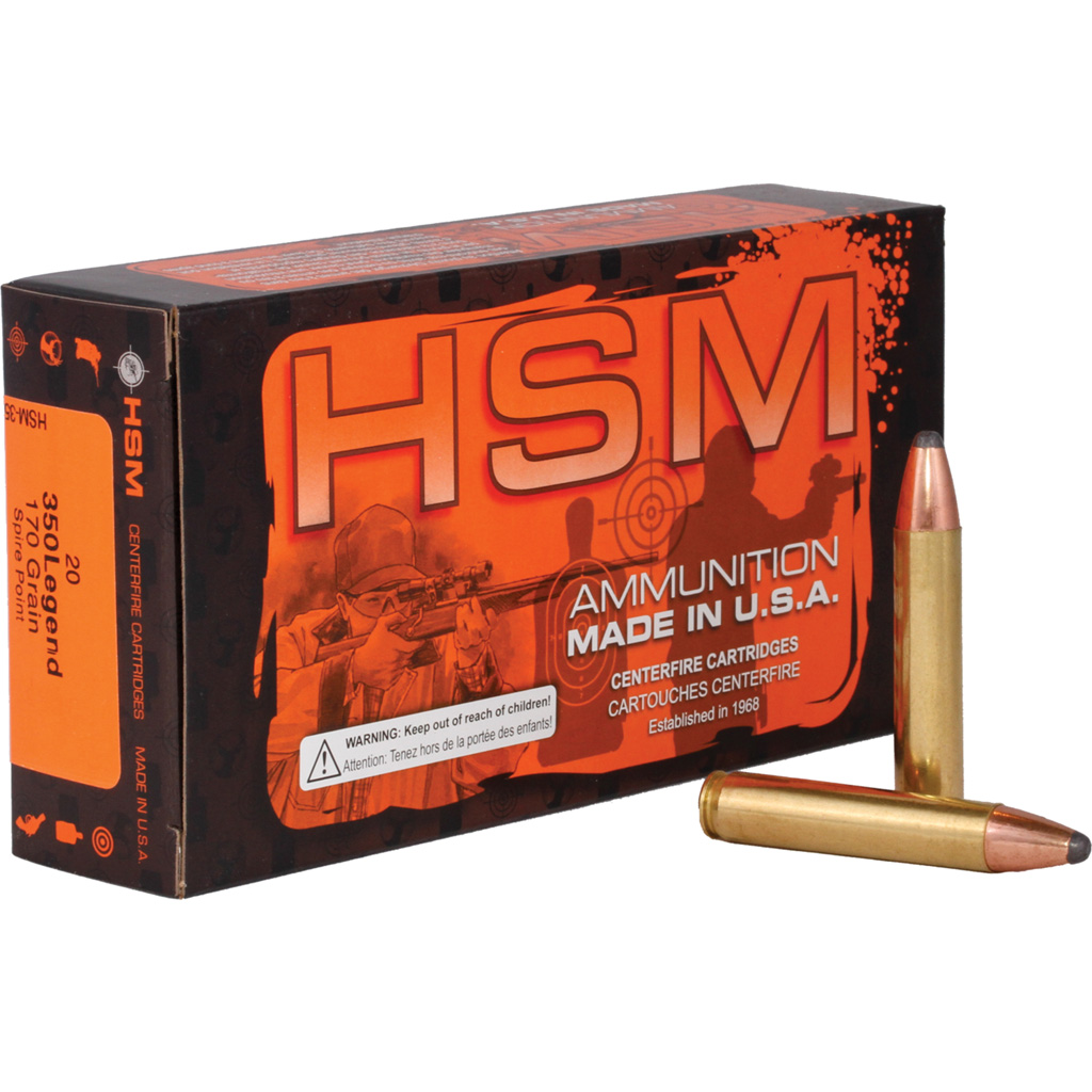 Hsm 350 Legend 170 Gr Spire Point 20 Rd