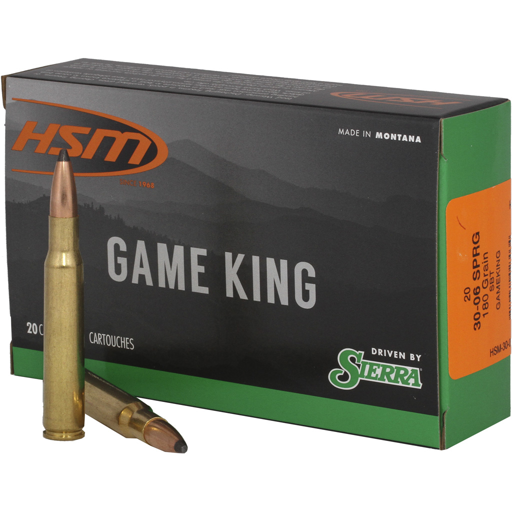 Hsm Game King 30-06 Springfield 180 Gr 20 Rd