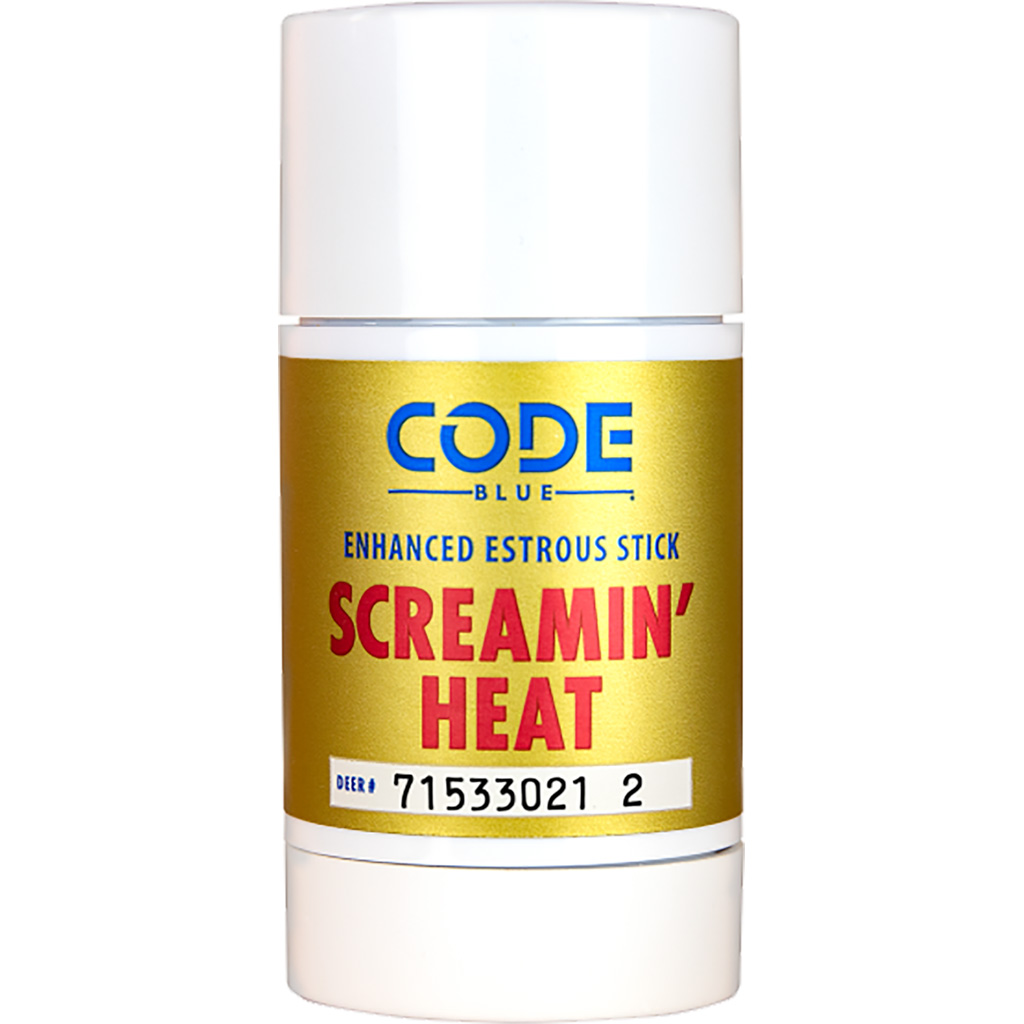 Code Blue Screamin Heat Stick Doe Urine Scent Wax 2.60 Oz