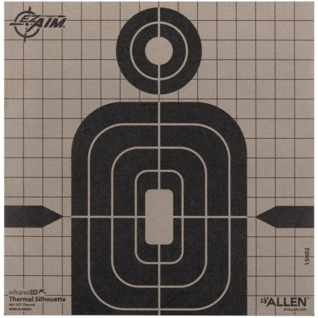 Allen Ez Aim 8IN Adhesive Thermal Silhouette Target