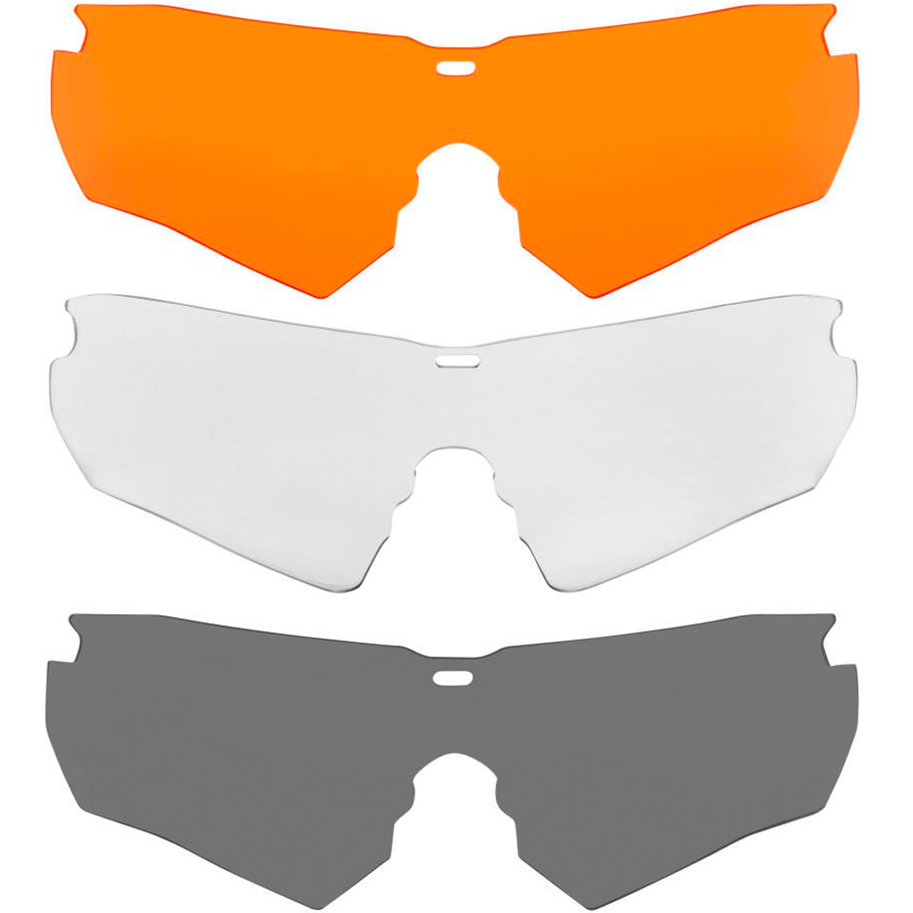 Allen Ultrx Admiral Safety Glasses Set - 3PK Clear, Amber, Smoke