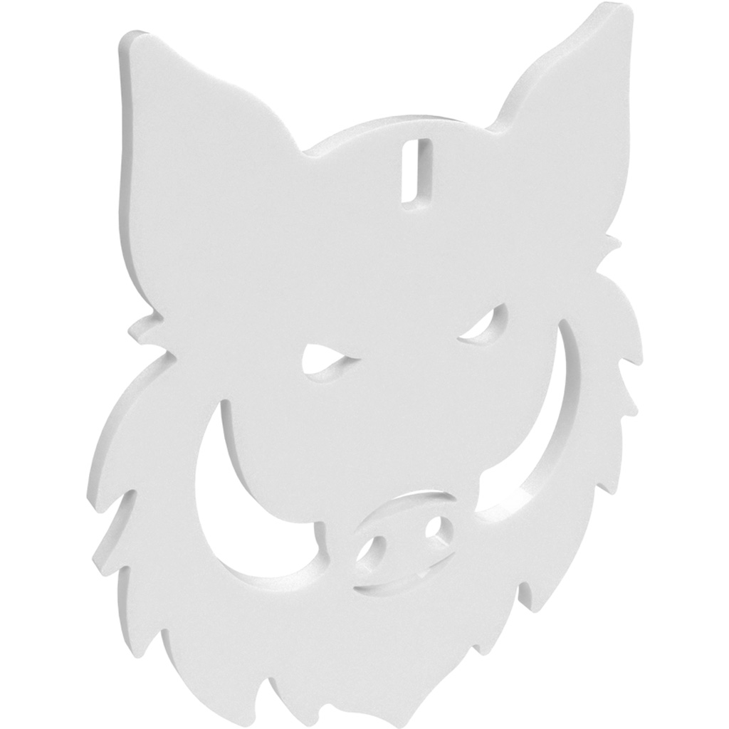 Birchwood Casey AR500 1-HOLE Boars Head Silhouette Target 12