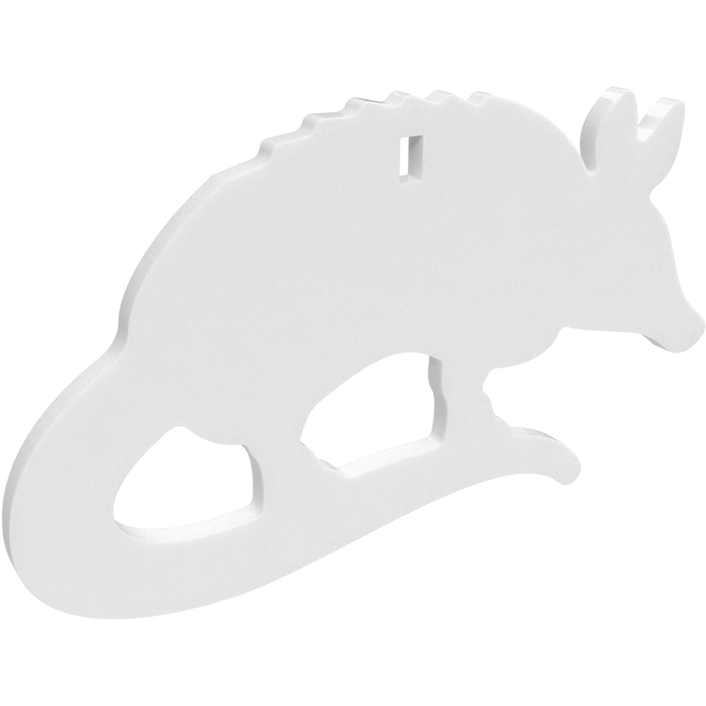 Birchwood Casey AR500 1-HOLE Armadillo Silhouette Target 3/8