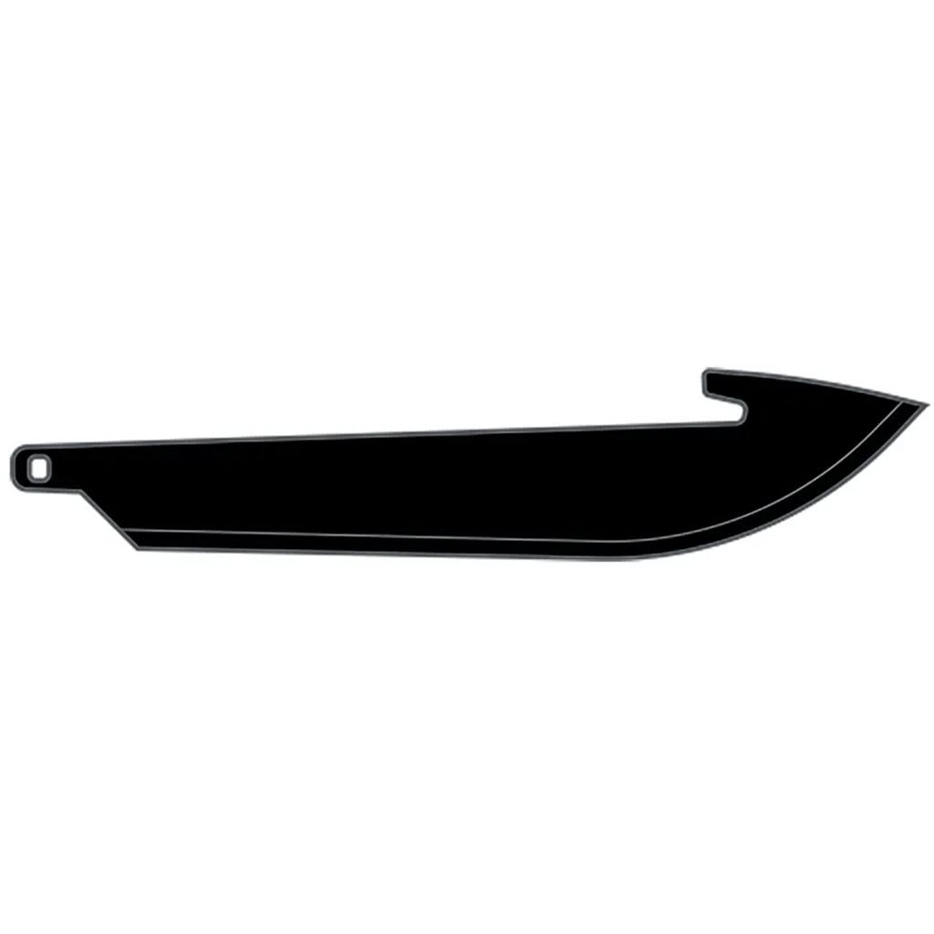 Outdoor Edge 3.5 Drop Point Blade Pack Black, 6 Blades