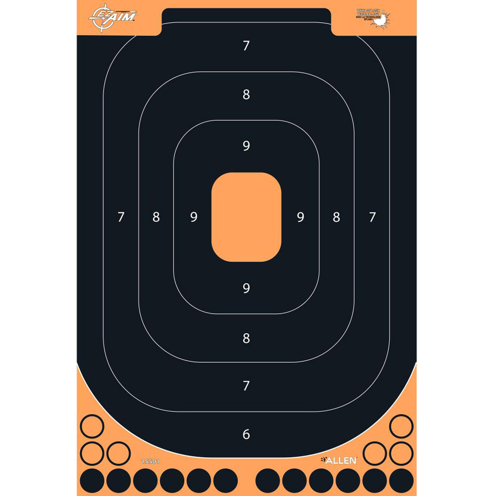 Allen Adhesive Splash Handgun Training Target 12X18 5PK